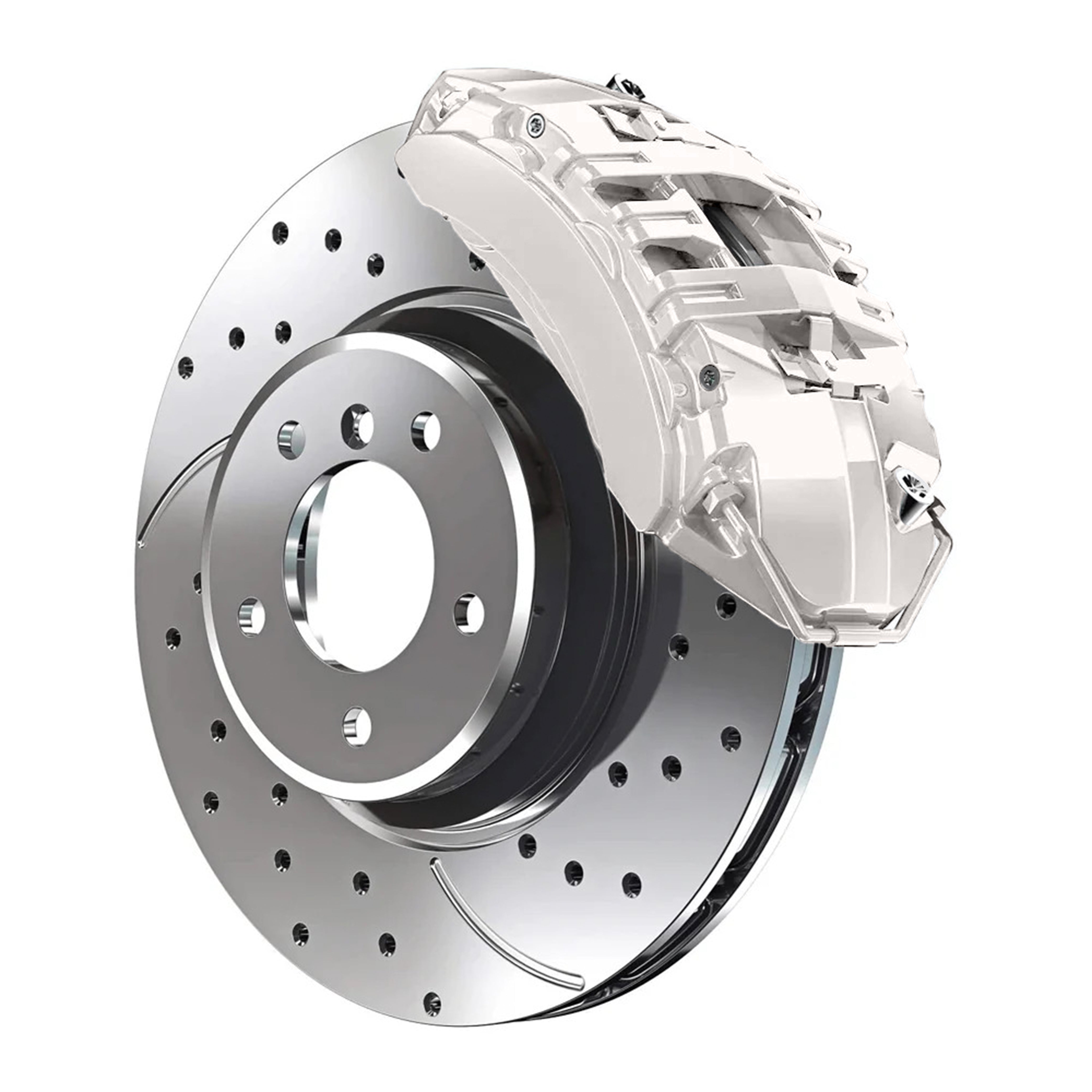 HP Ford High Performance White Custom Color Match Brake Caliper Paint Kit