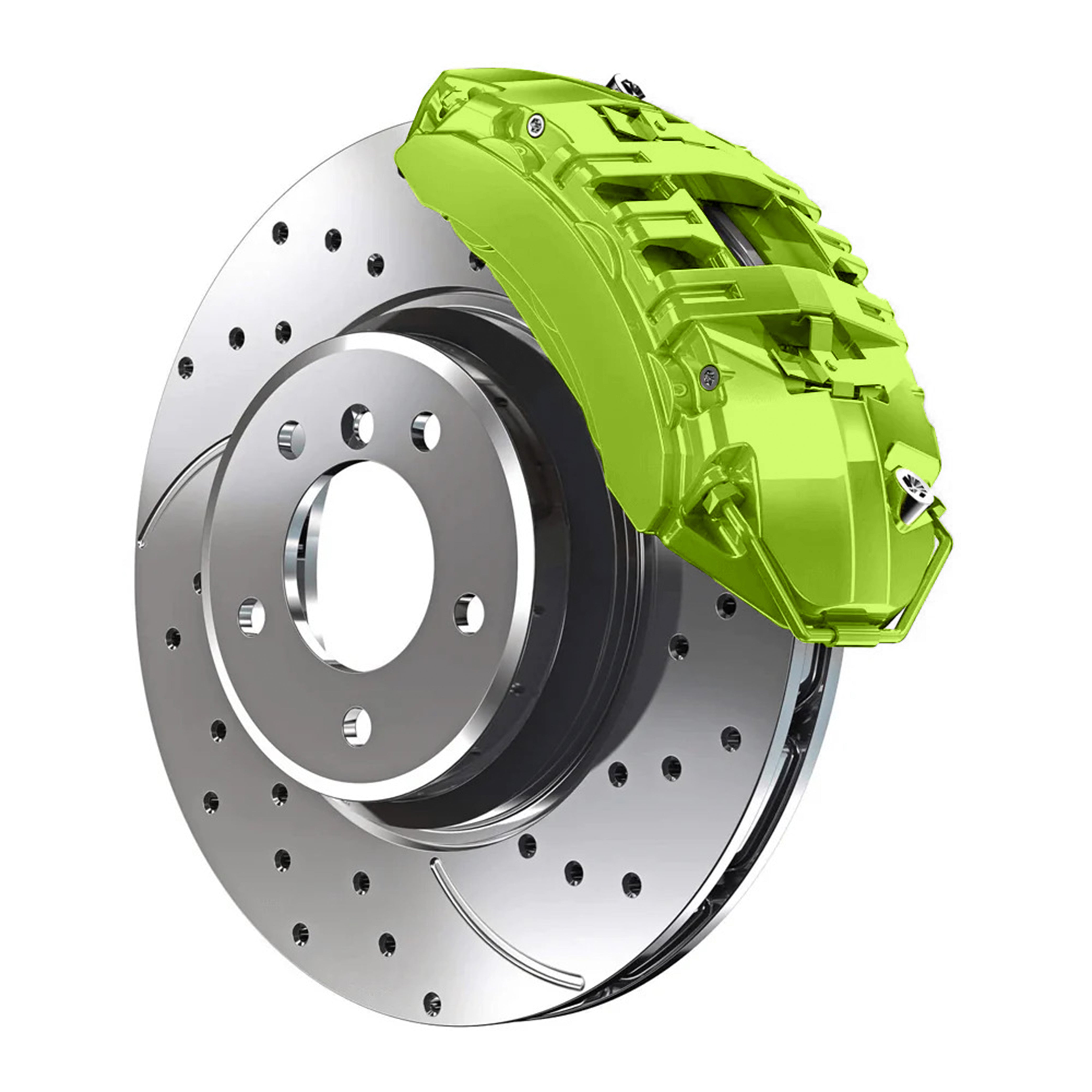 B39 Lotus Scandal Green-Krypton Green Custom Color Match Brake Caliper Paint Kit