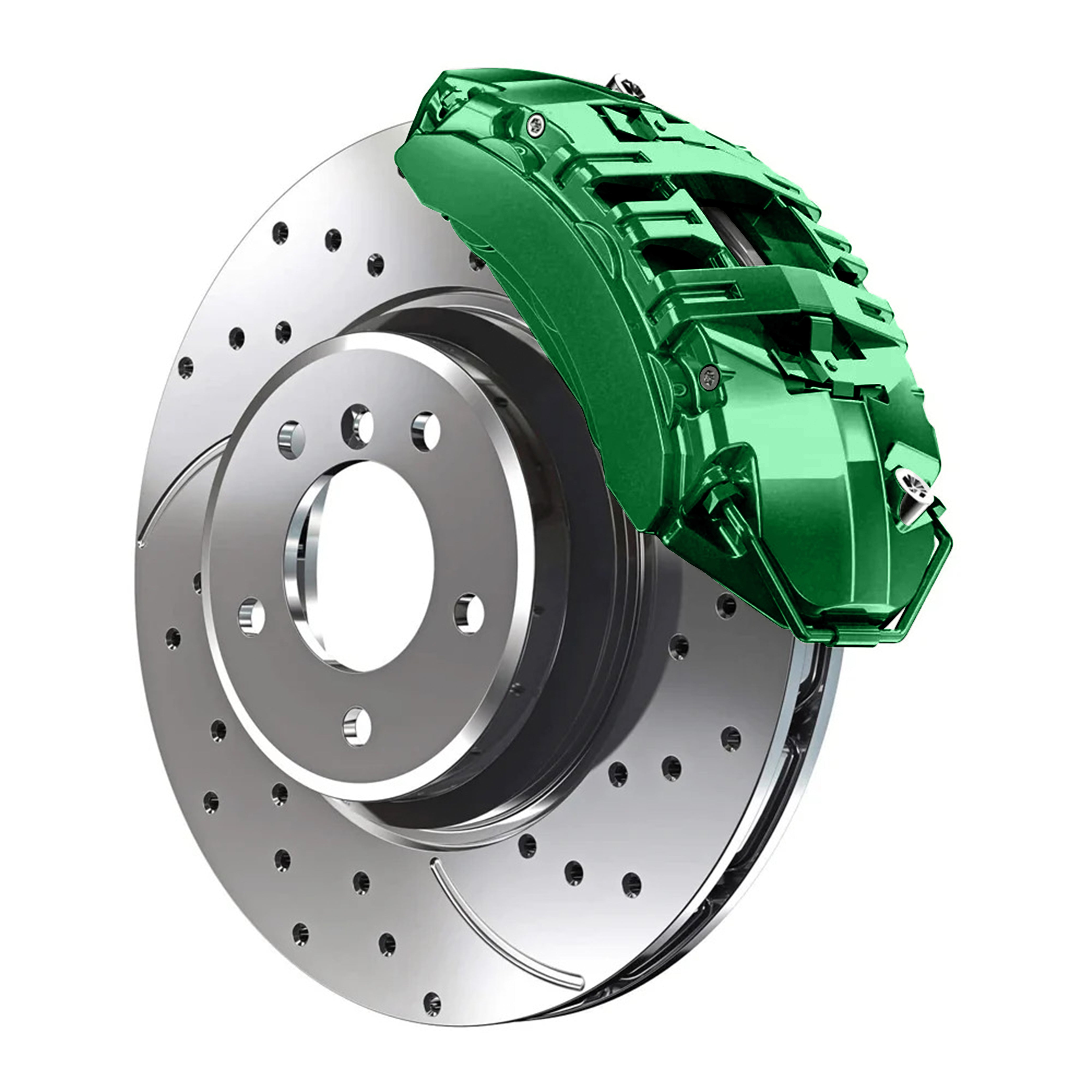 PGL Chrysler Electric Lime Green Pearl Custom Color Match Brake Caliper Paint Kit