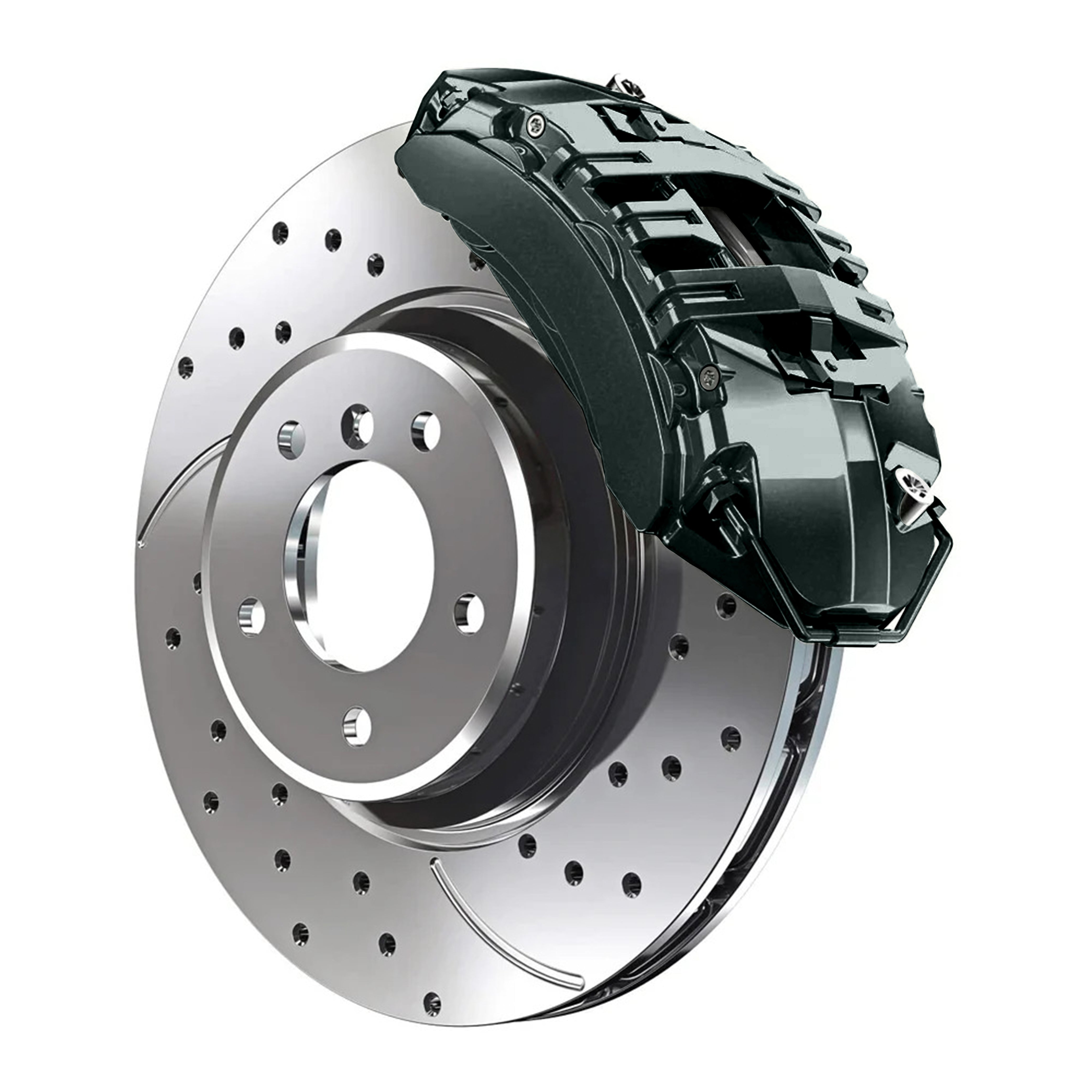 WA9795-18 Chevrolet Dark Green Gray Metallic Custom Color Match Brake Caliper Paint