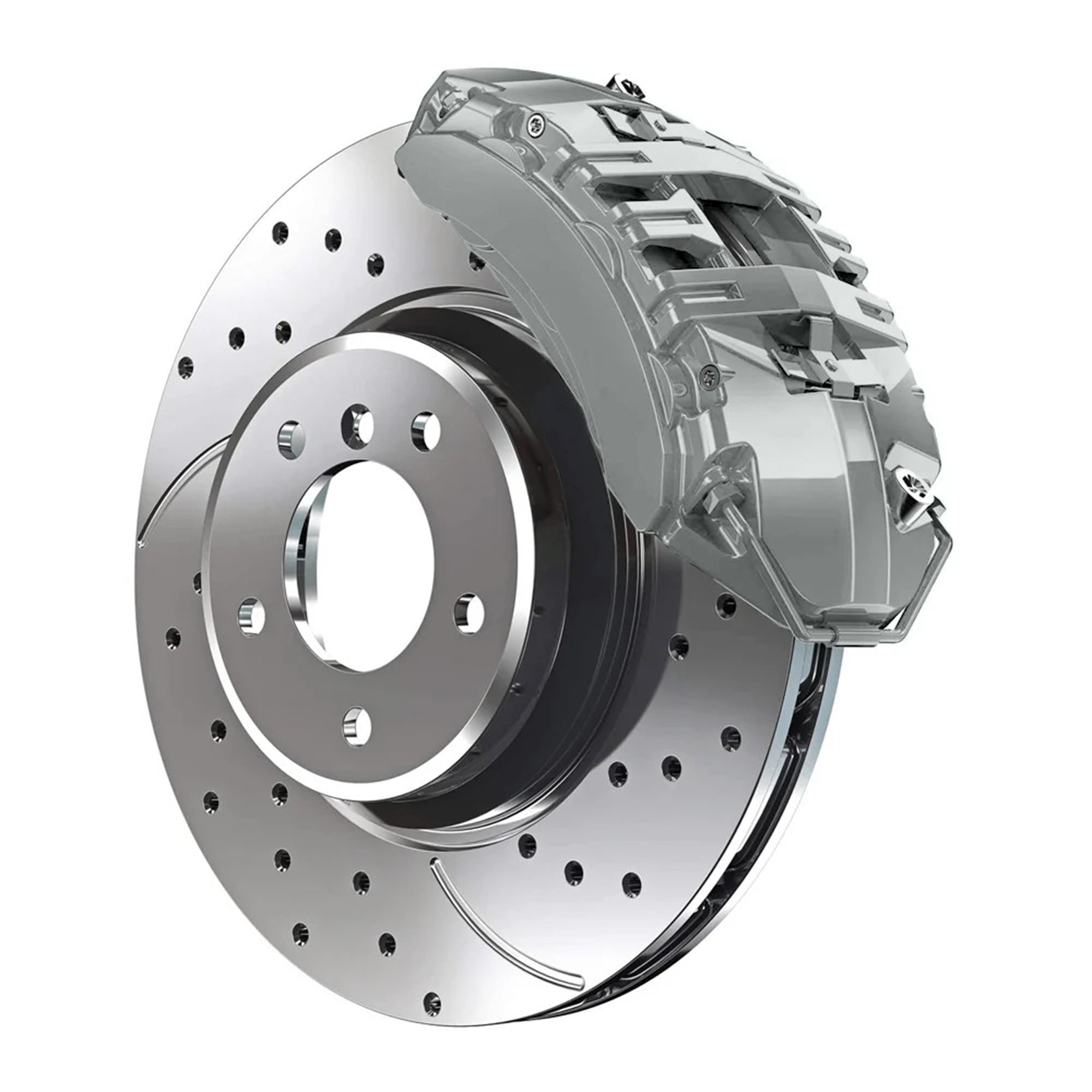 KAB Nissan Super Silver Custom Color Match Brake Caliper Paint