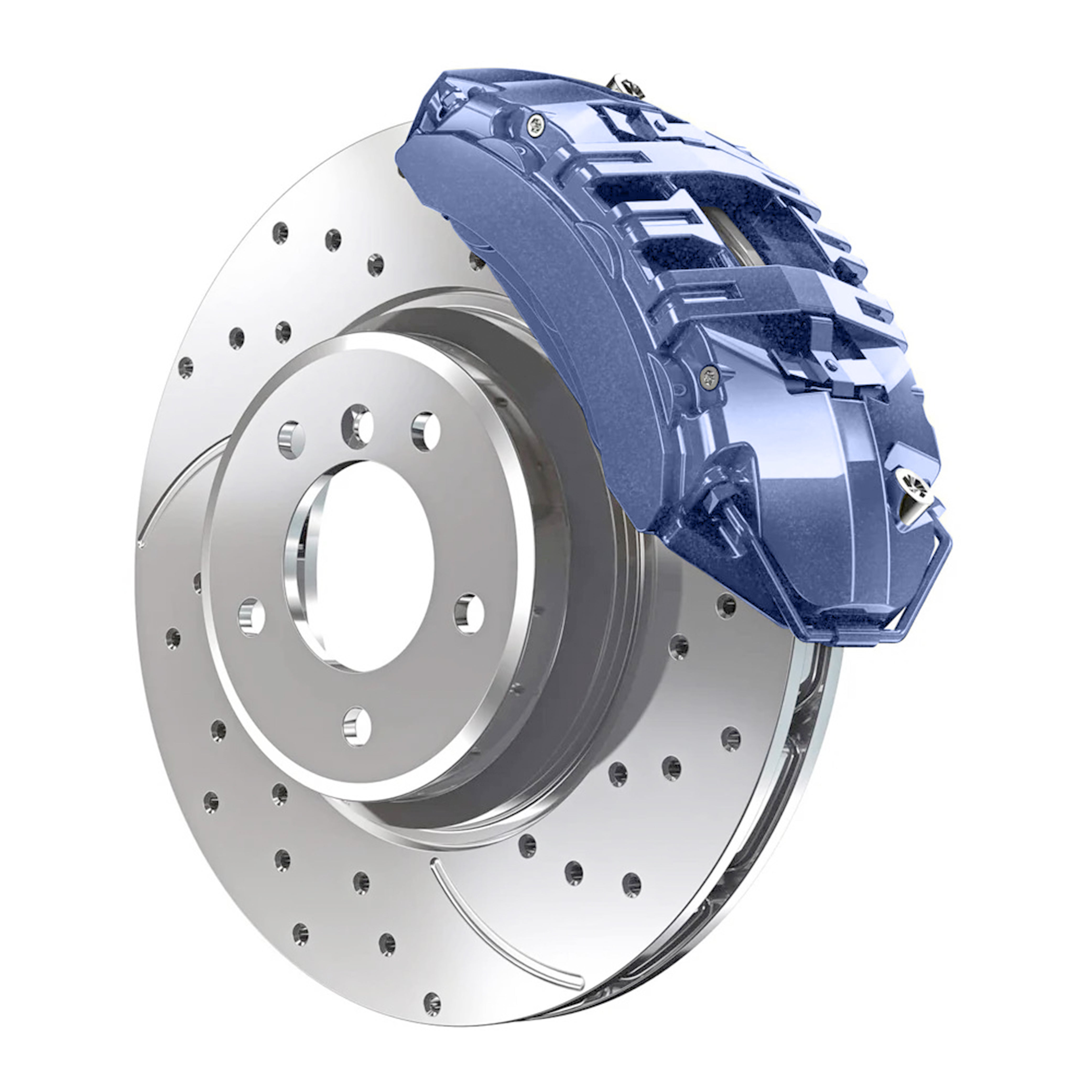 B68 Yas Marina Blue Custom Color Match Brake Caliper Paint Kit