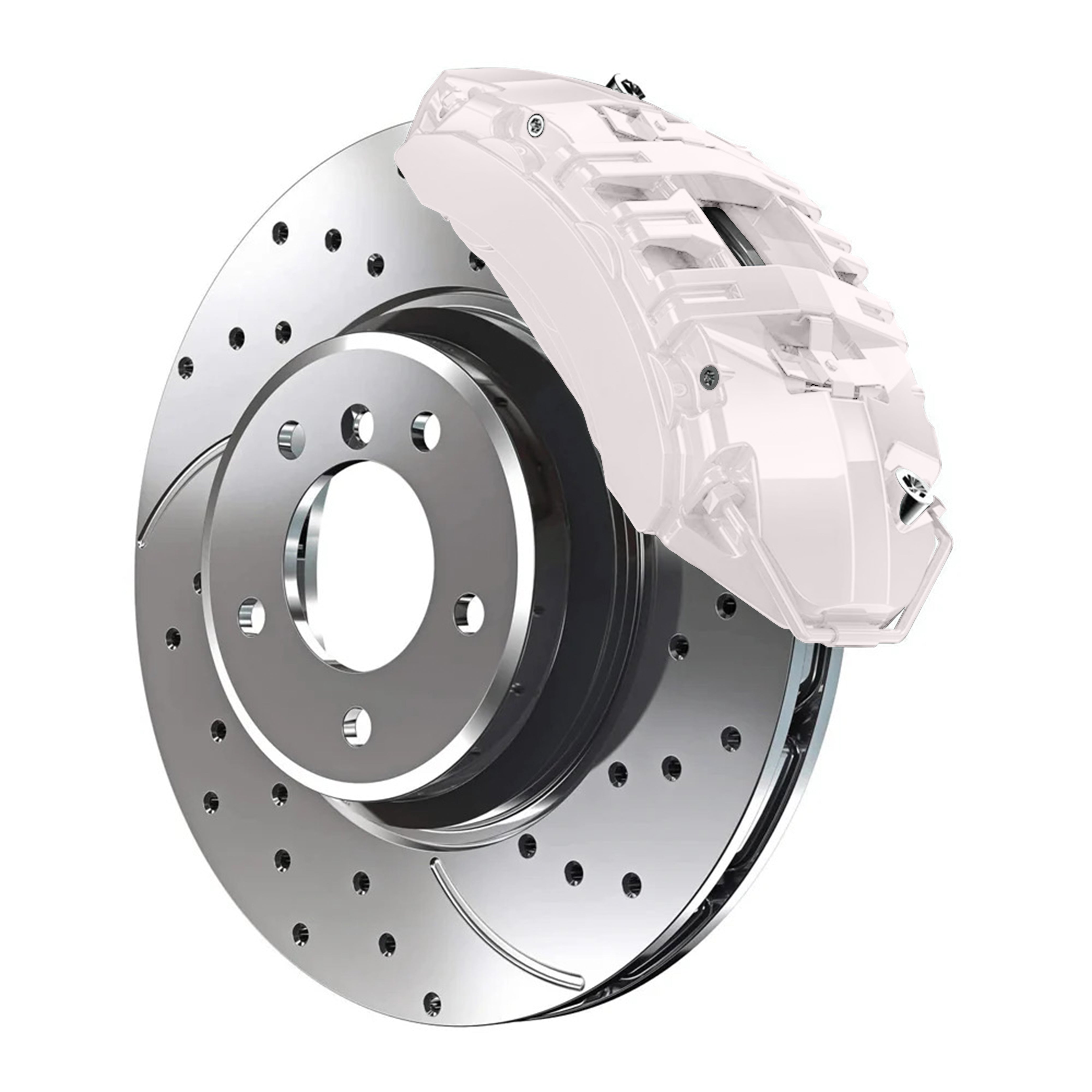 WF-M6864 White Pearl Tri-coat Custom Color Match Brake Caliper Paint Kit