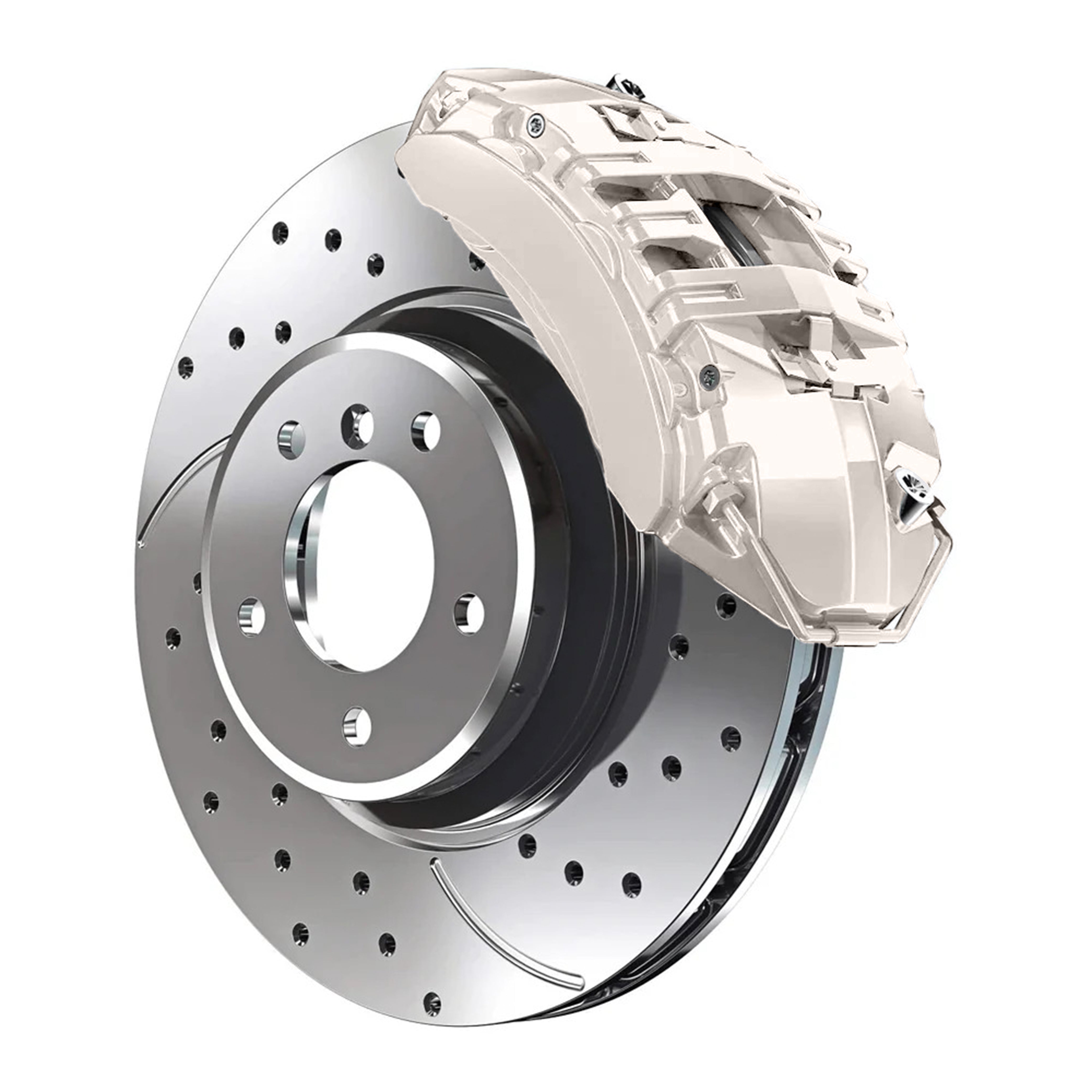 QAB Nissan White Pearl Custom Color Match Brake Caliper Paint Kit