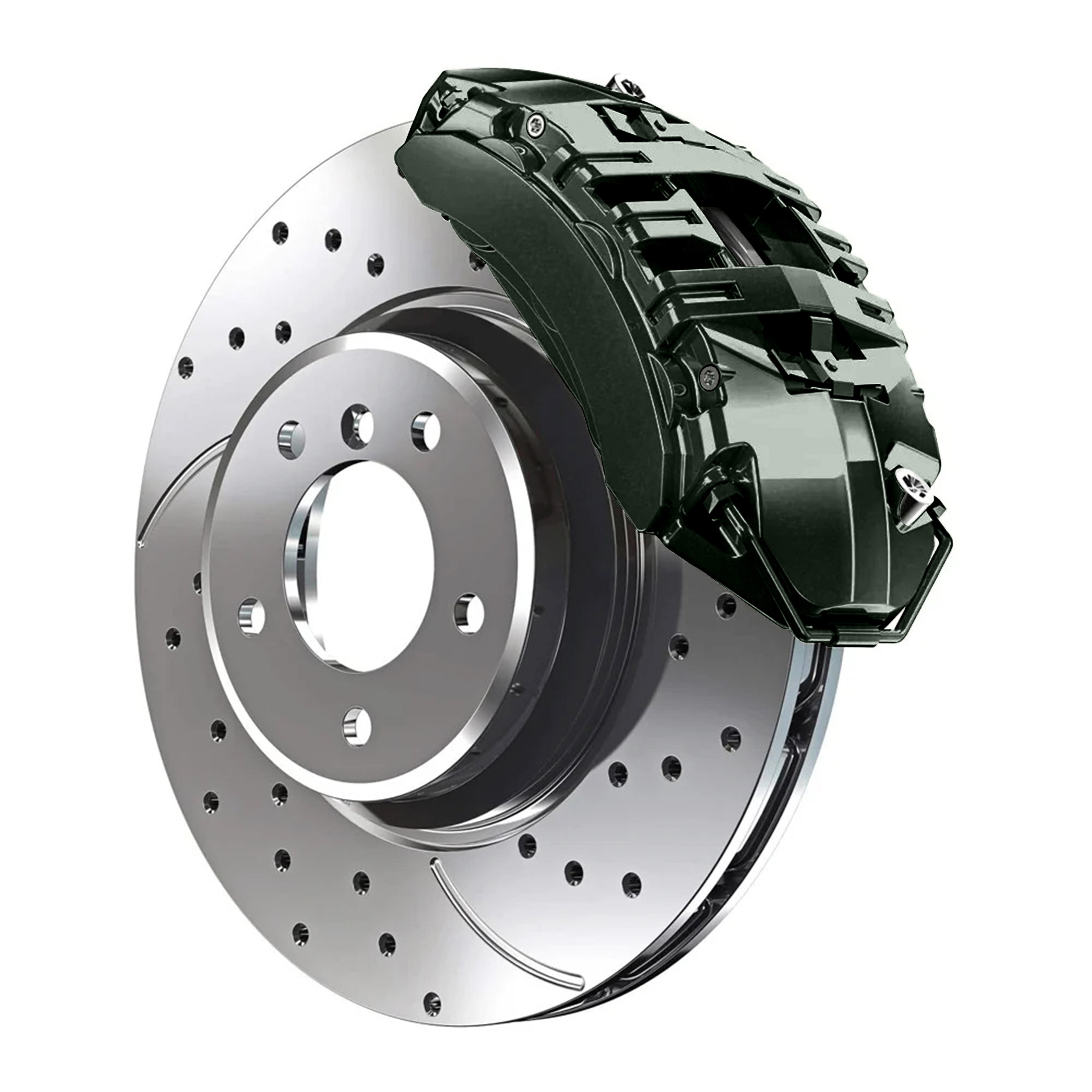 W6 Ford Green Gem Pearl Metallic Custom Color Match Brake Caliper Paint Kit