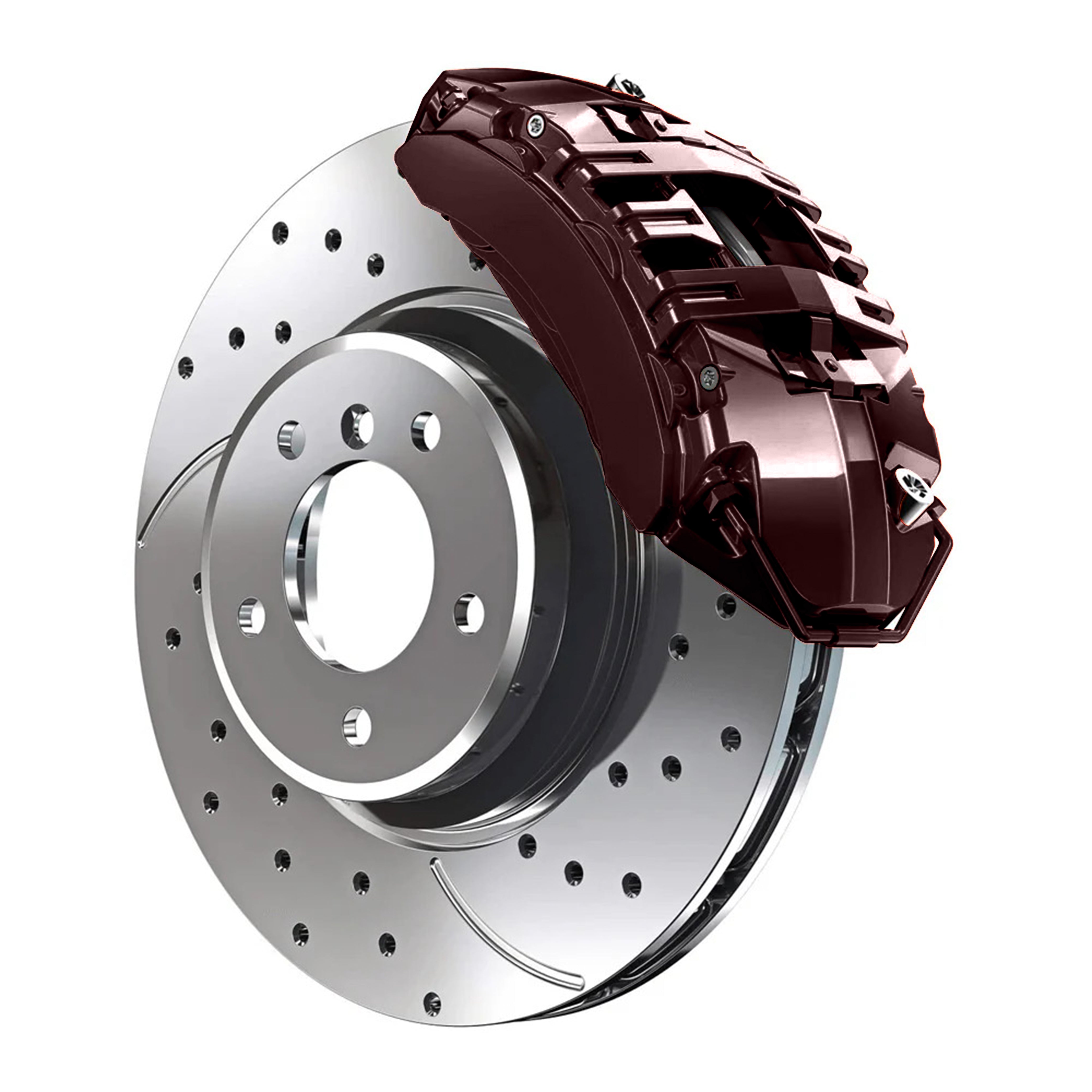 M1632 Ford Vintage Burgundy Custom Color Match Brake Caliper Paint