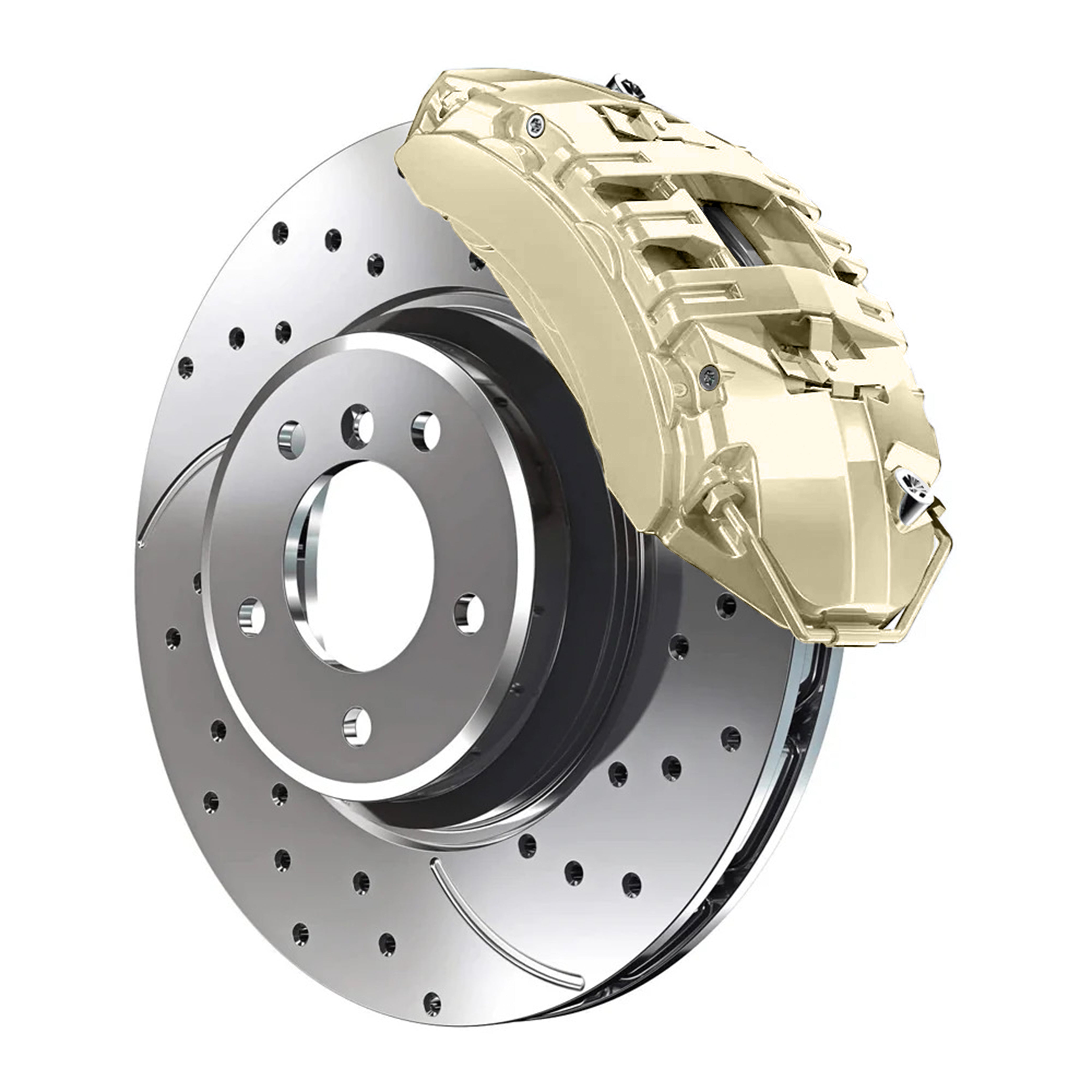 YY Chevrolet Lemonwood Yellow Custom Color Match Brake Caliper Paint