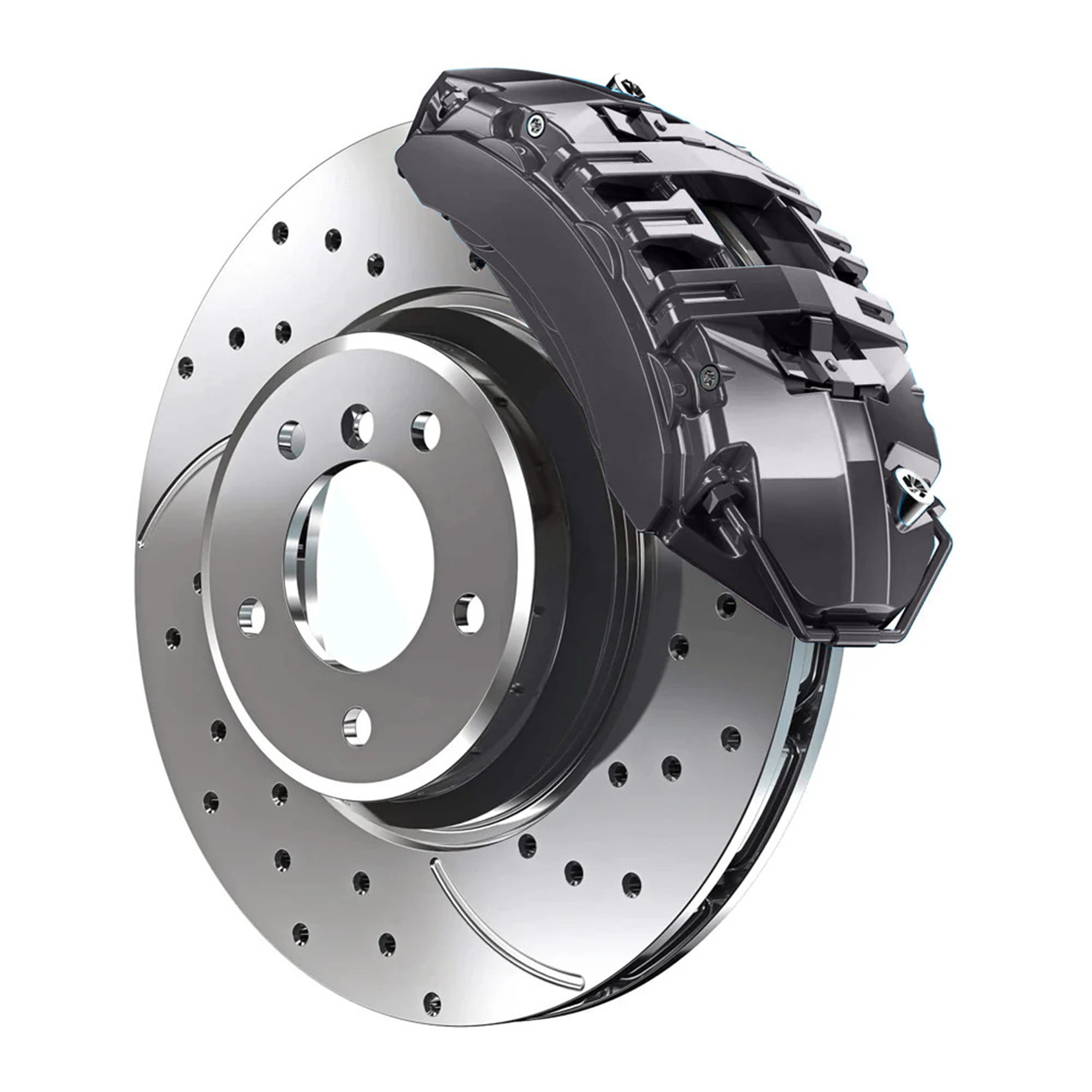 C4S Kia Ceramic Silver Custom Color Match Brake Caliper Paint