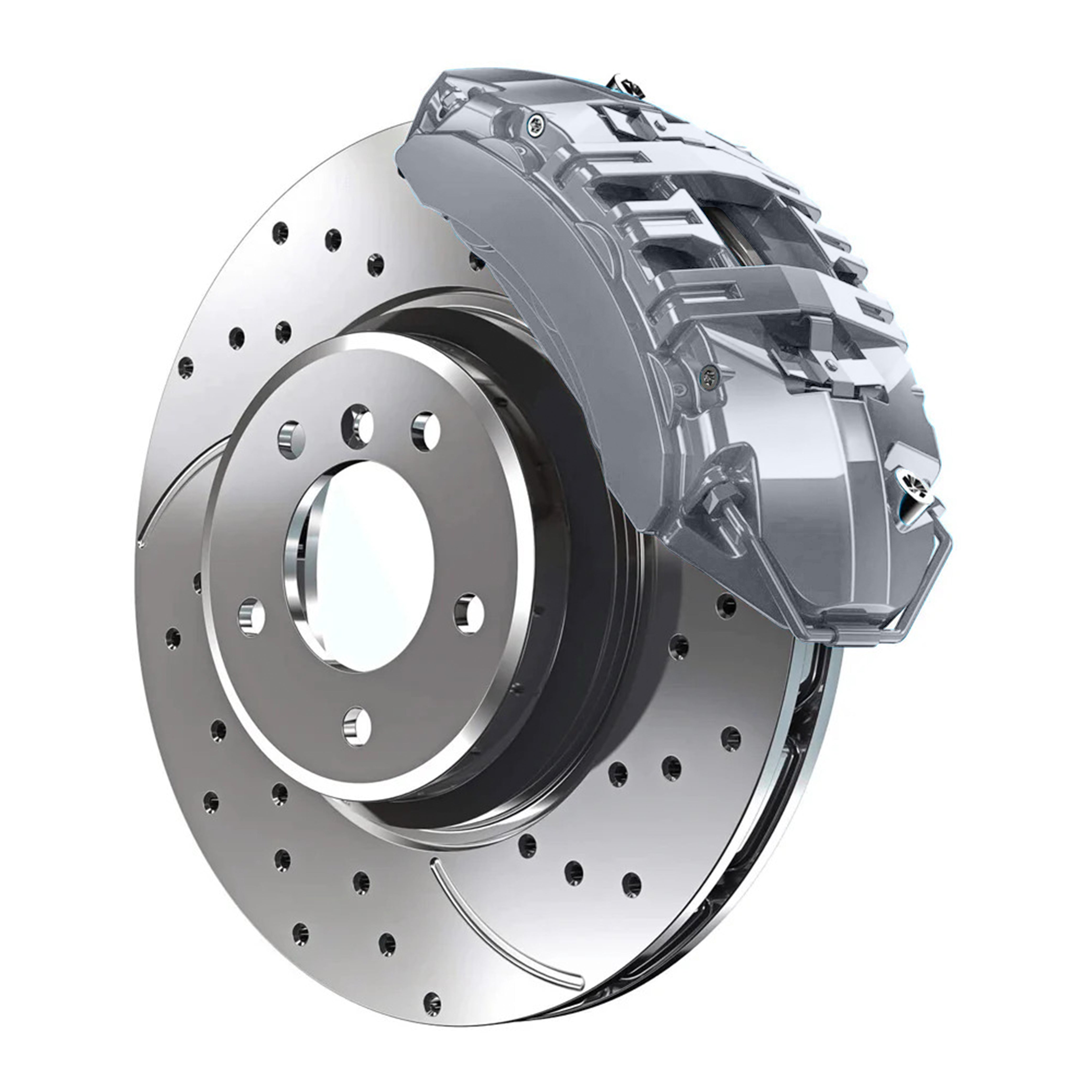 930 Chevrolet Silver Blue Poly Custom Color Match Brake Caliper Paint