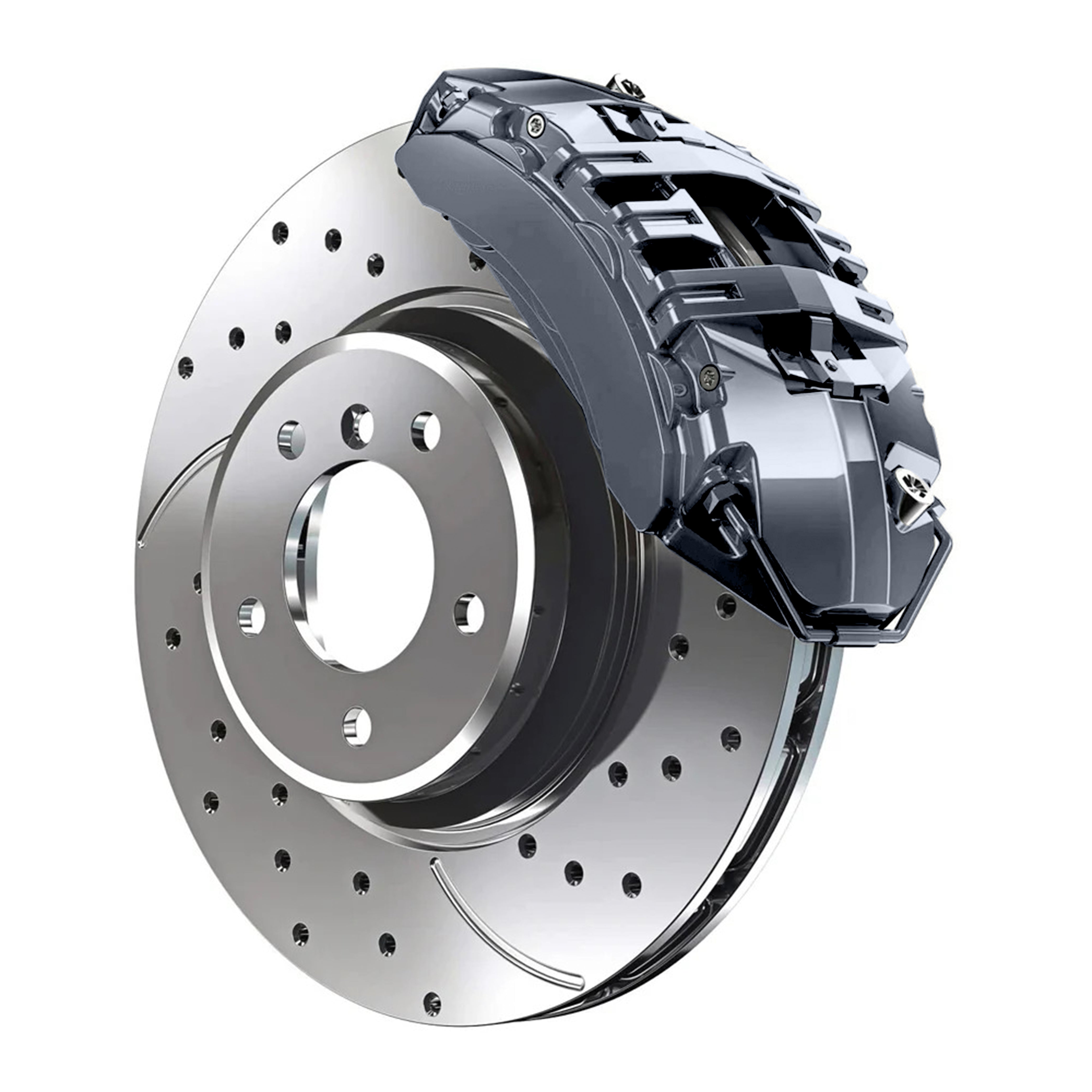 PS3-BS3-368 Chrysler Sapphire Silver Bl Metallic Custom Color Match Brake Caliper Paint