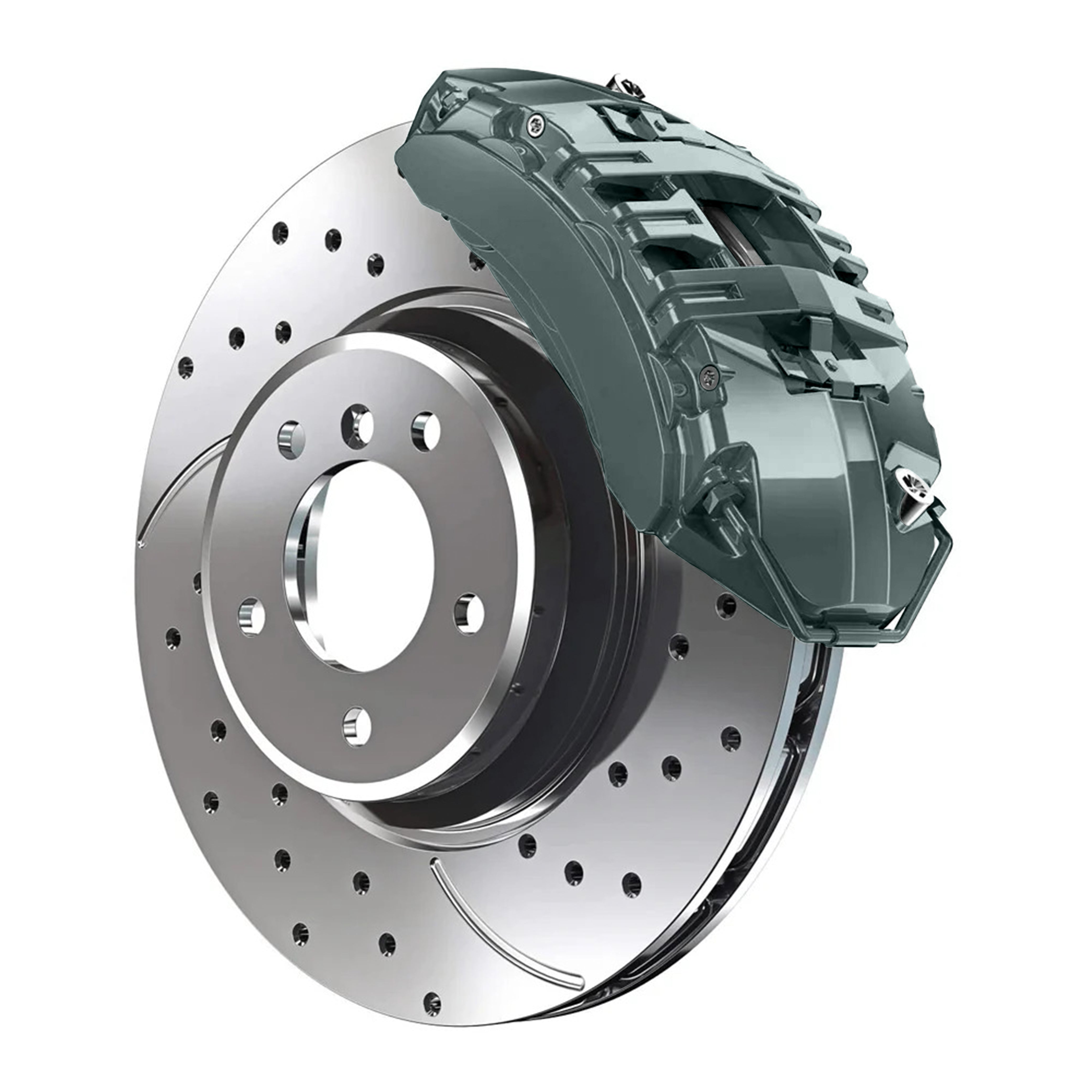 449B-GMW Chevrolet Deepwood Green Metallic Custom Color Match Brake Caliper Paint