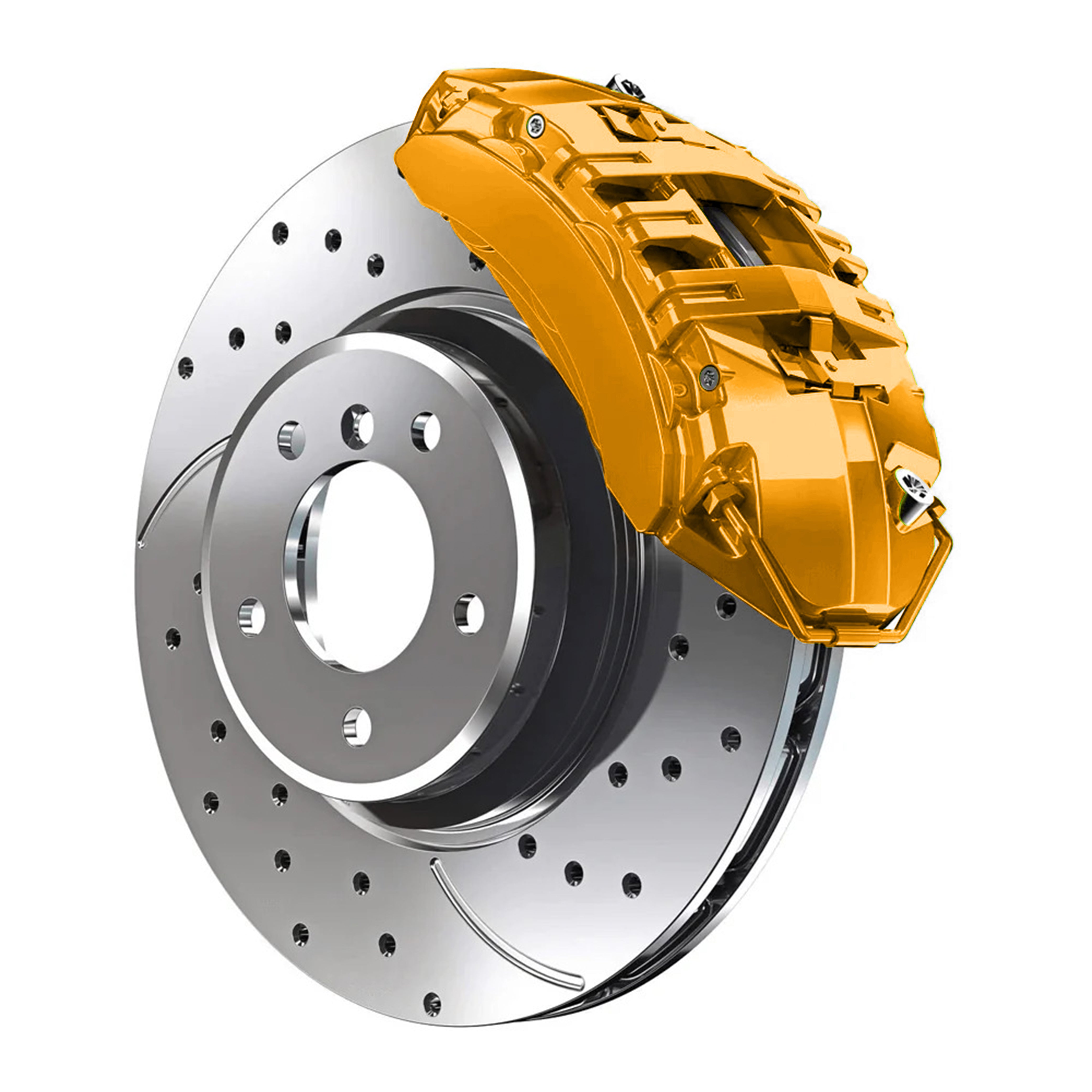 EAC Nissan 370Z Yellow Custom Color Match Brake Caliper Paint