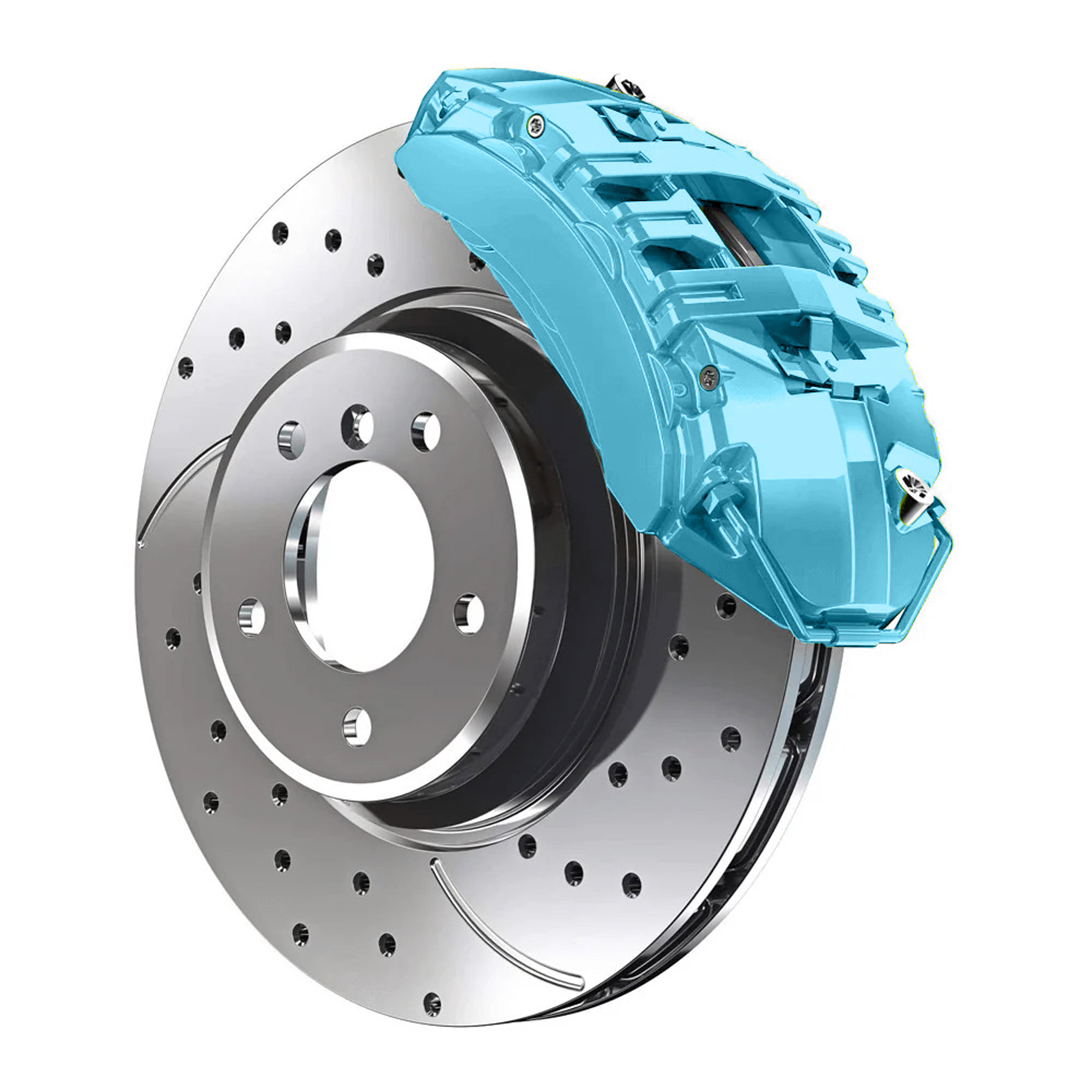 B124 Lotus Lemans Blue Custom Color Match Brake Caliper Paint