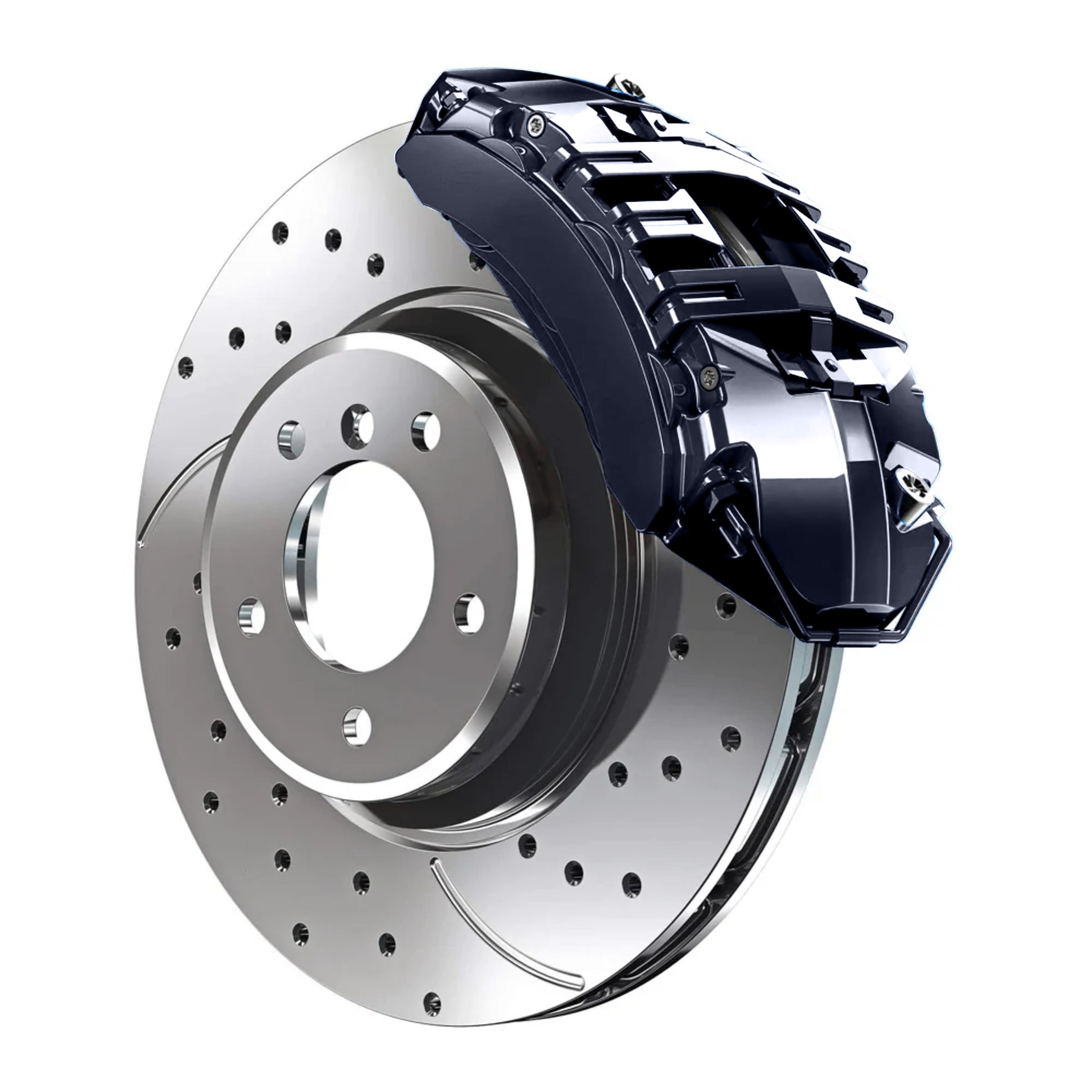 B3 Ford Atlas Blue Pearl Custom Color Match Brake Caliper Paint