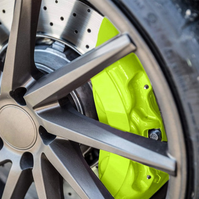 2M8 Porsche Acid Green Custom Color Match Brake Caliper Paint Kit