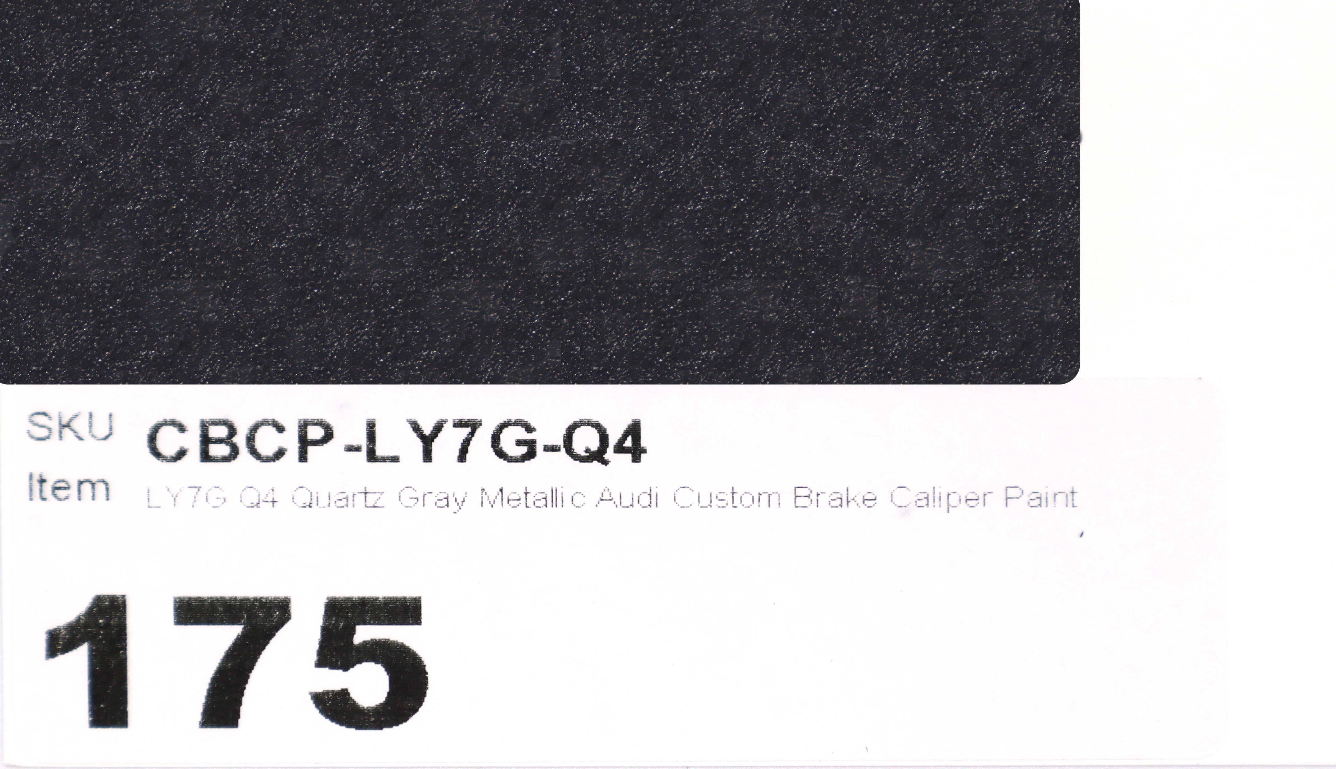 LY7G Q4 Quartz Gray Metallic Audi Custom Brake Caliper Paint