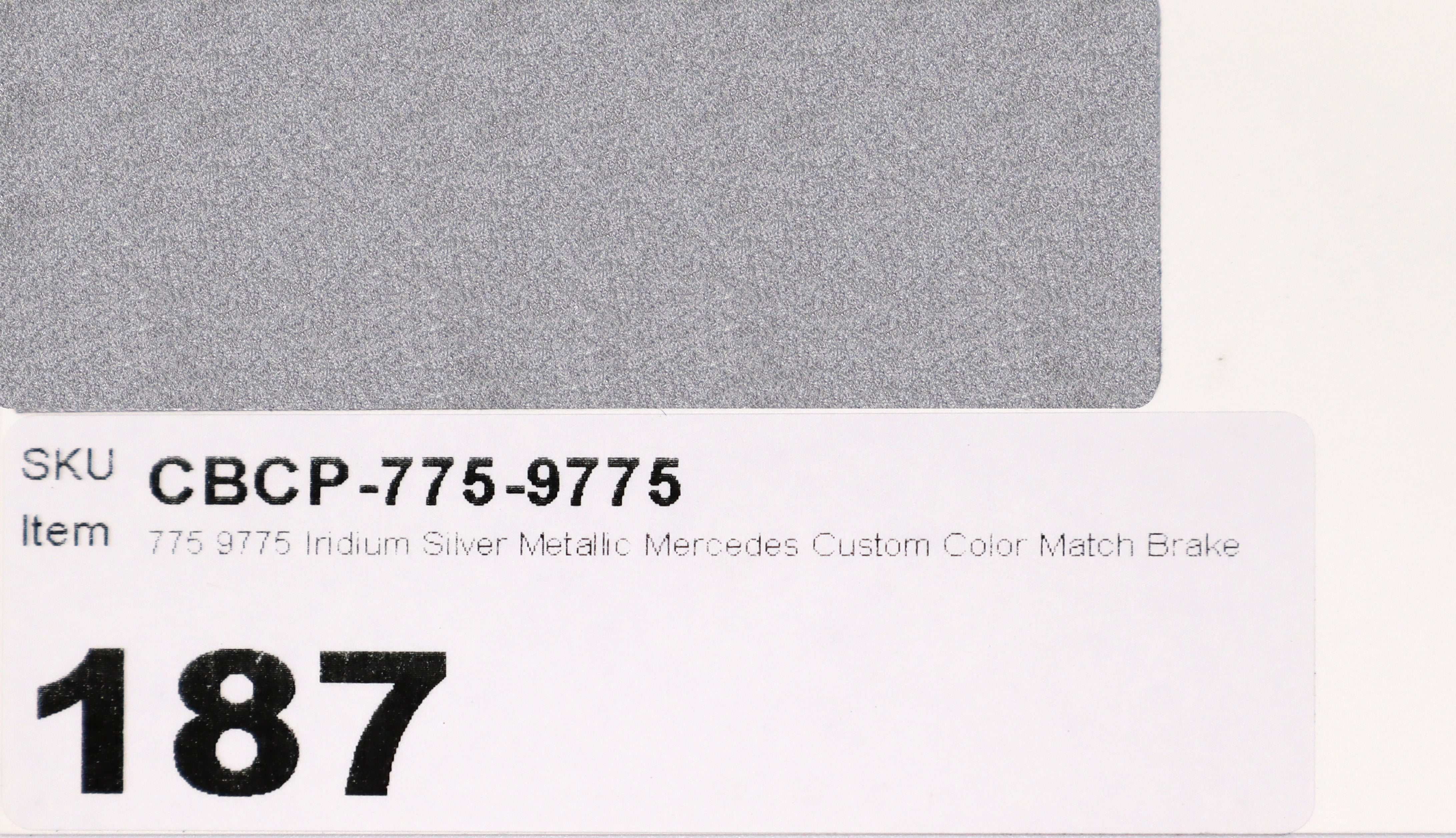 775 9775 Iridium Silver Metallic Mercedes Custom Brake Caliper Paint