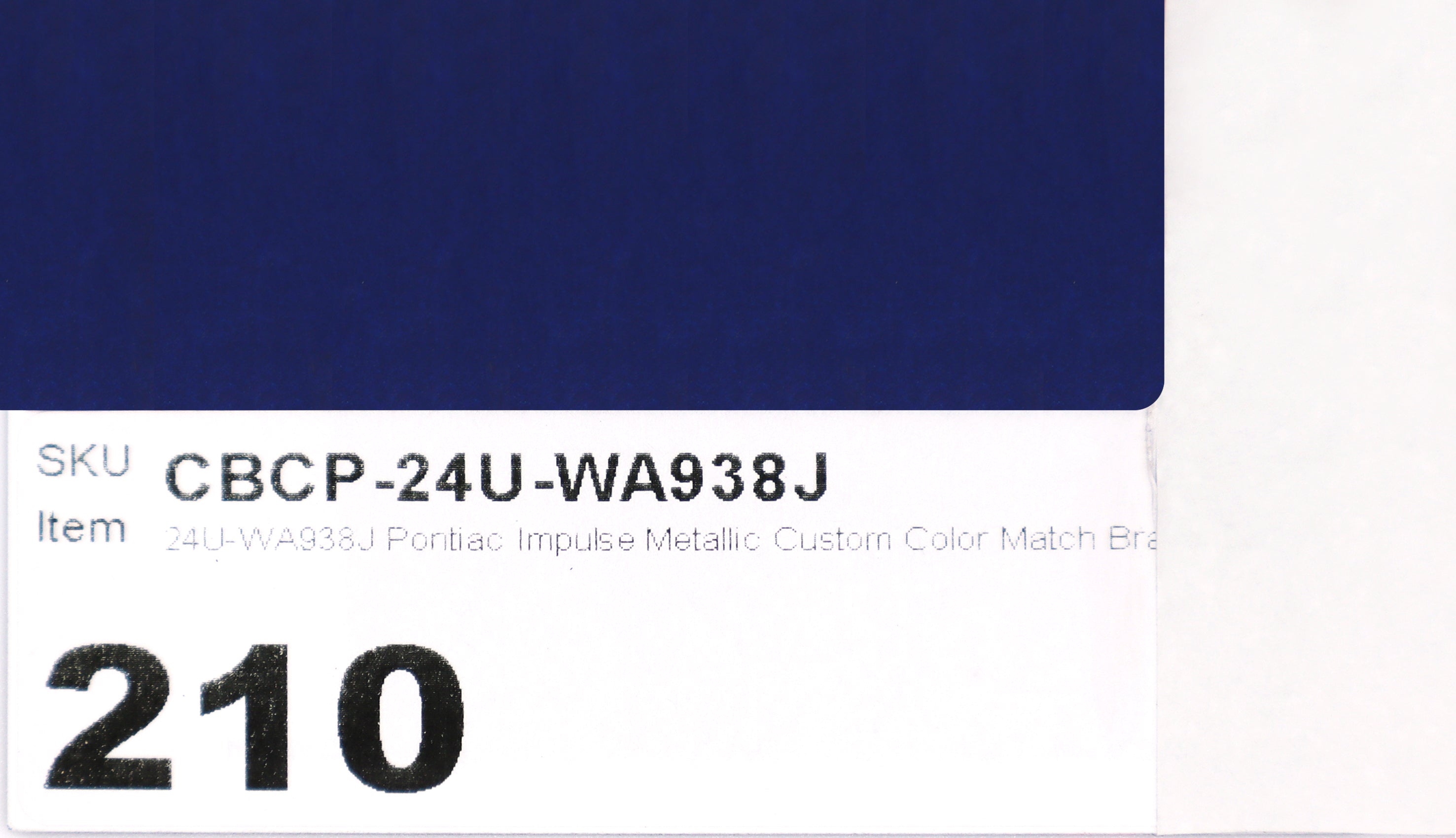 24U-WA938J Pontiac Impulse Metallic Custom Color Match Brake Caliper Paint