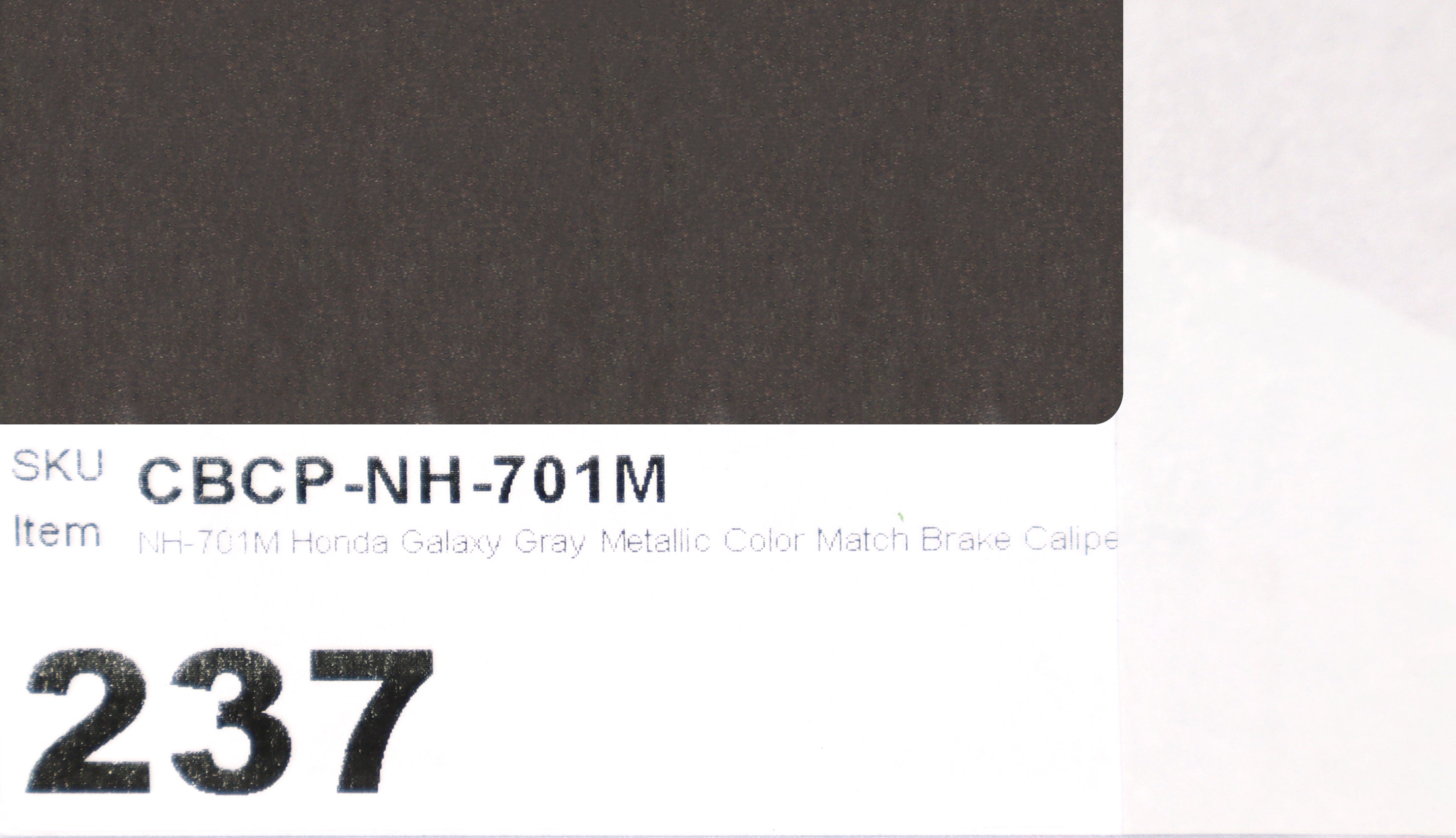 NH-701M Honda Galaxy Gray Metallic Color Match Brake Caliper Paint