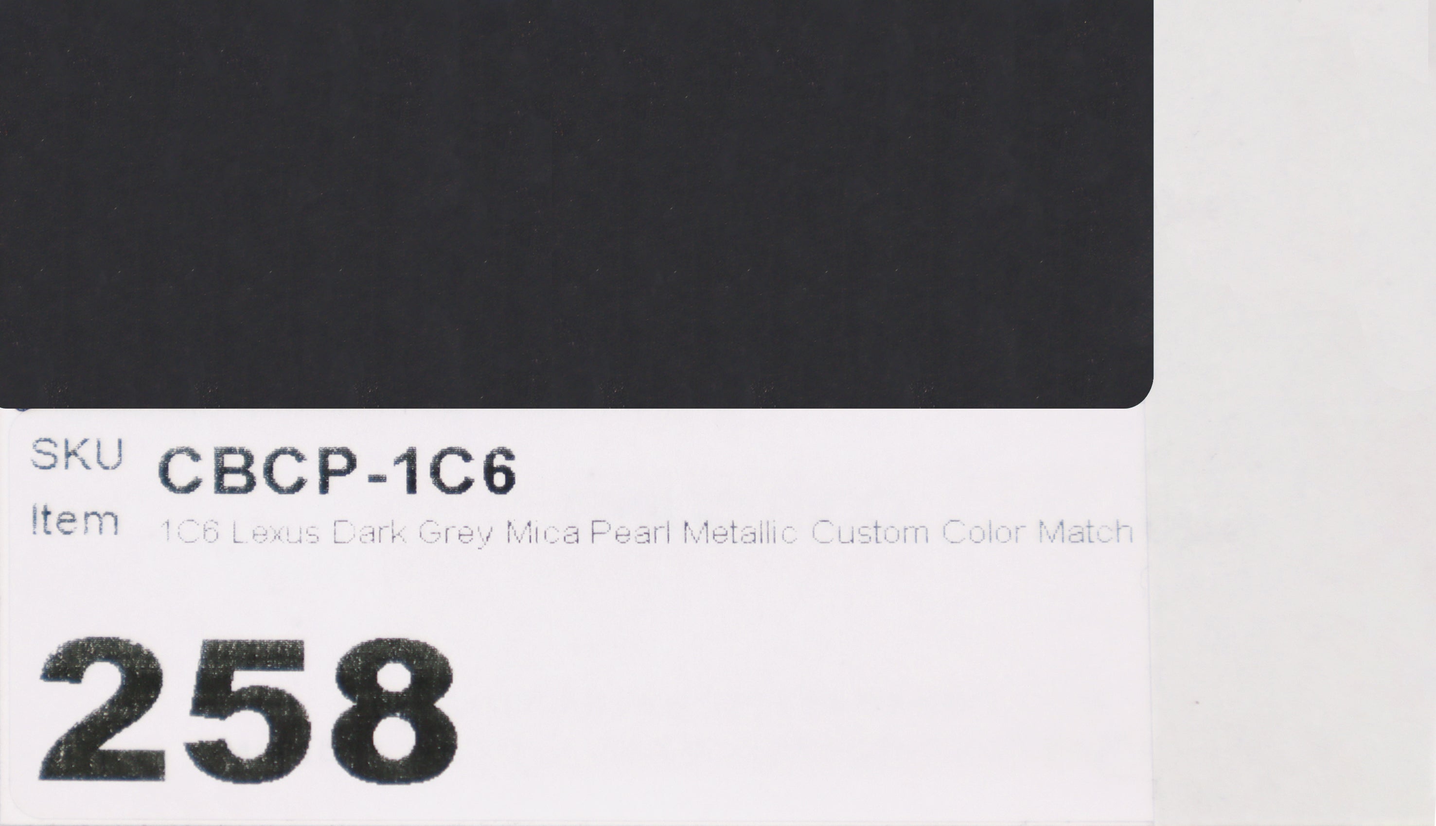 1C6 Lexus Dark Grey Mica Pearl Metallic Custom Color Match Brake Caliper Paint Kit