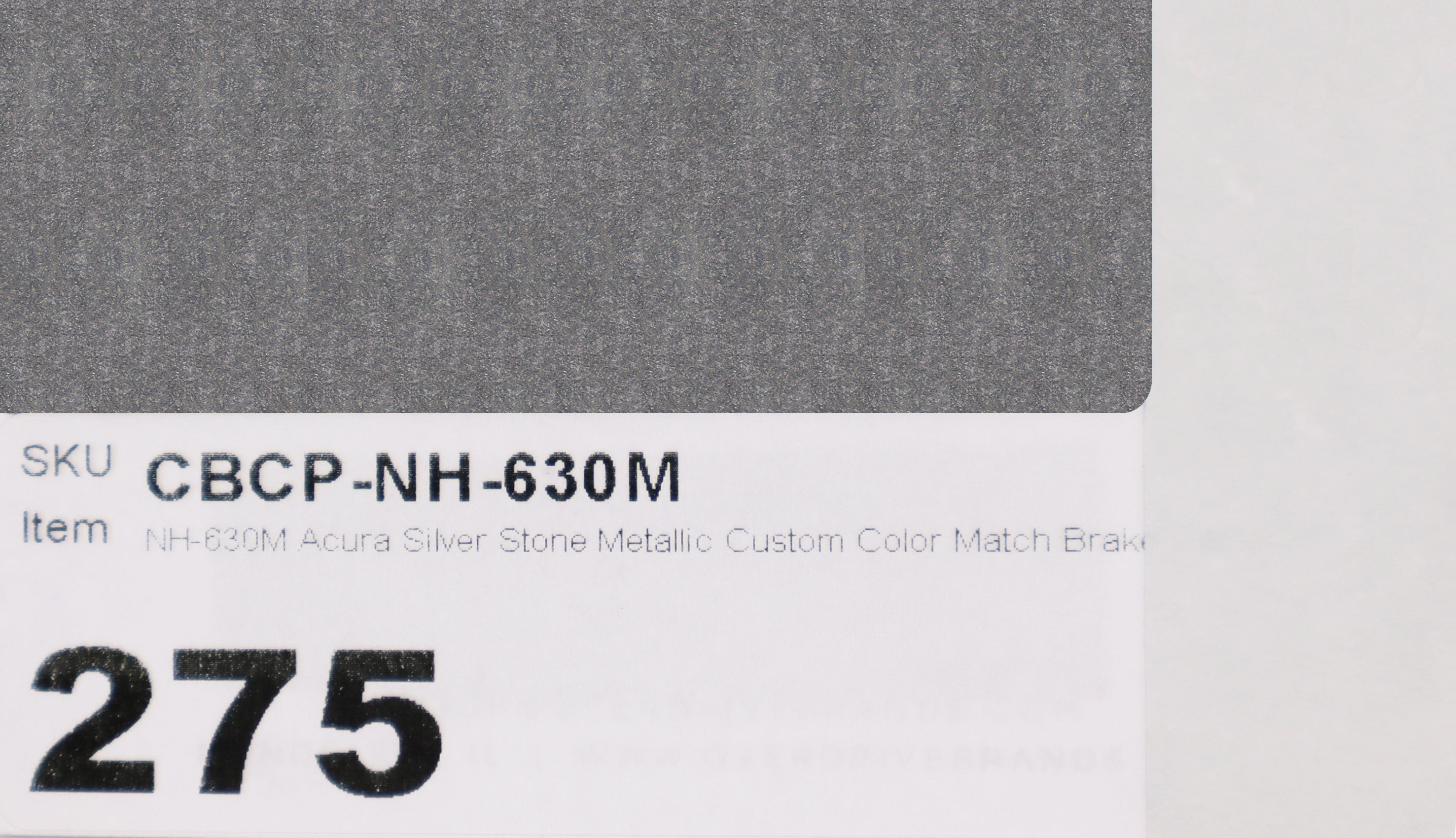 NH-630M Acura Silver Stone Metallic Custom Color Match Brake Caliper Paint Kit