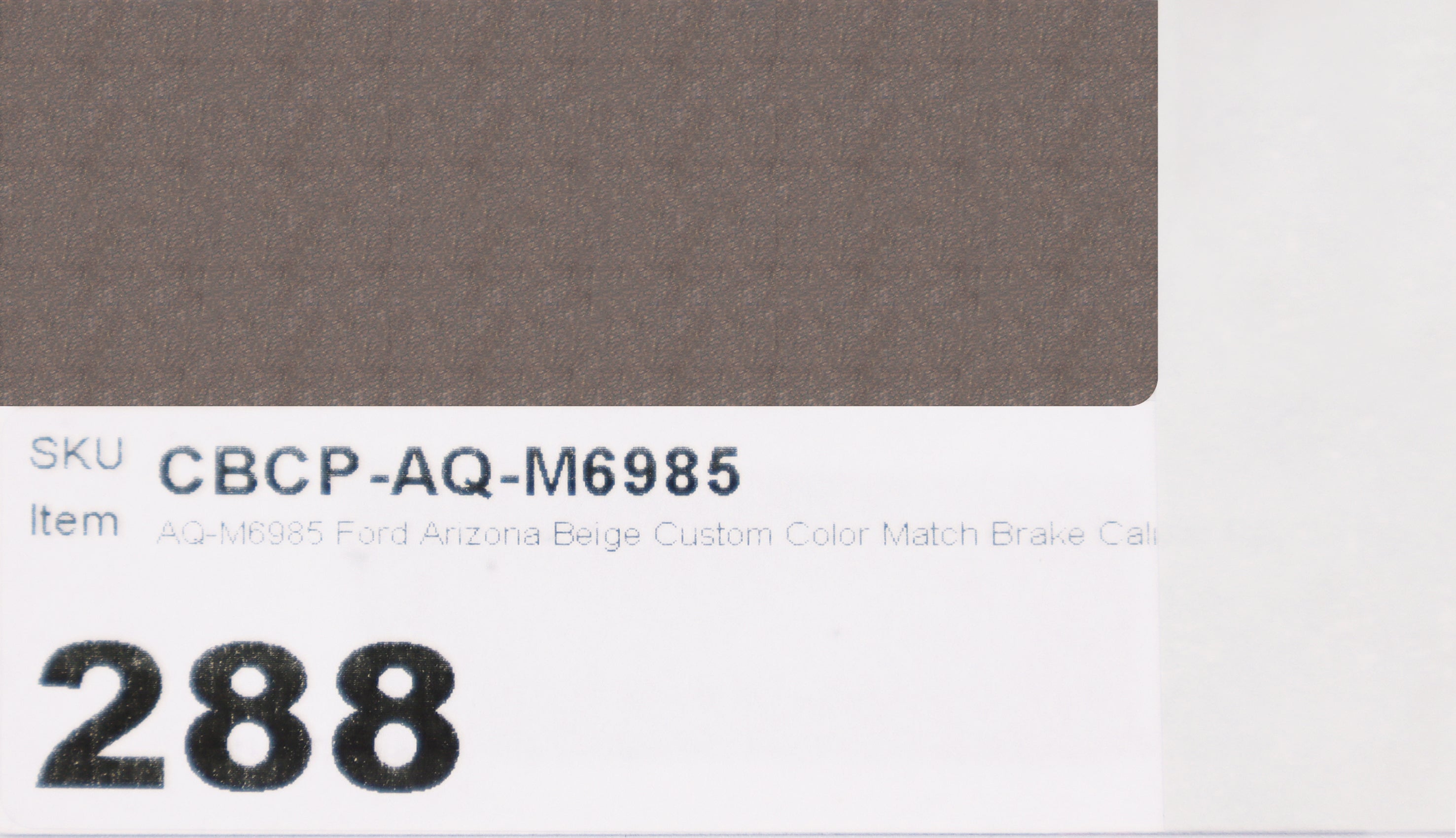 AQ-M6985 Ford Arizona Beige Custom Color Match Brake Caliper Paint Kit