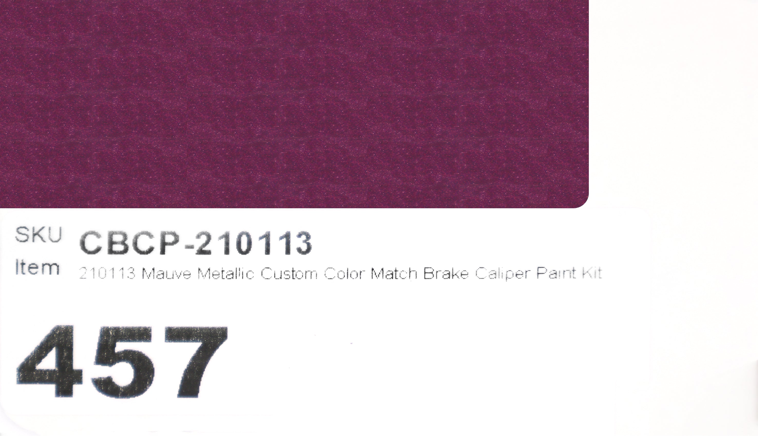 210113 Mauve Metallic Purple Custom Color Match Brake Caliper Paint