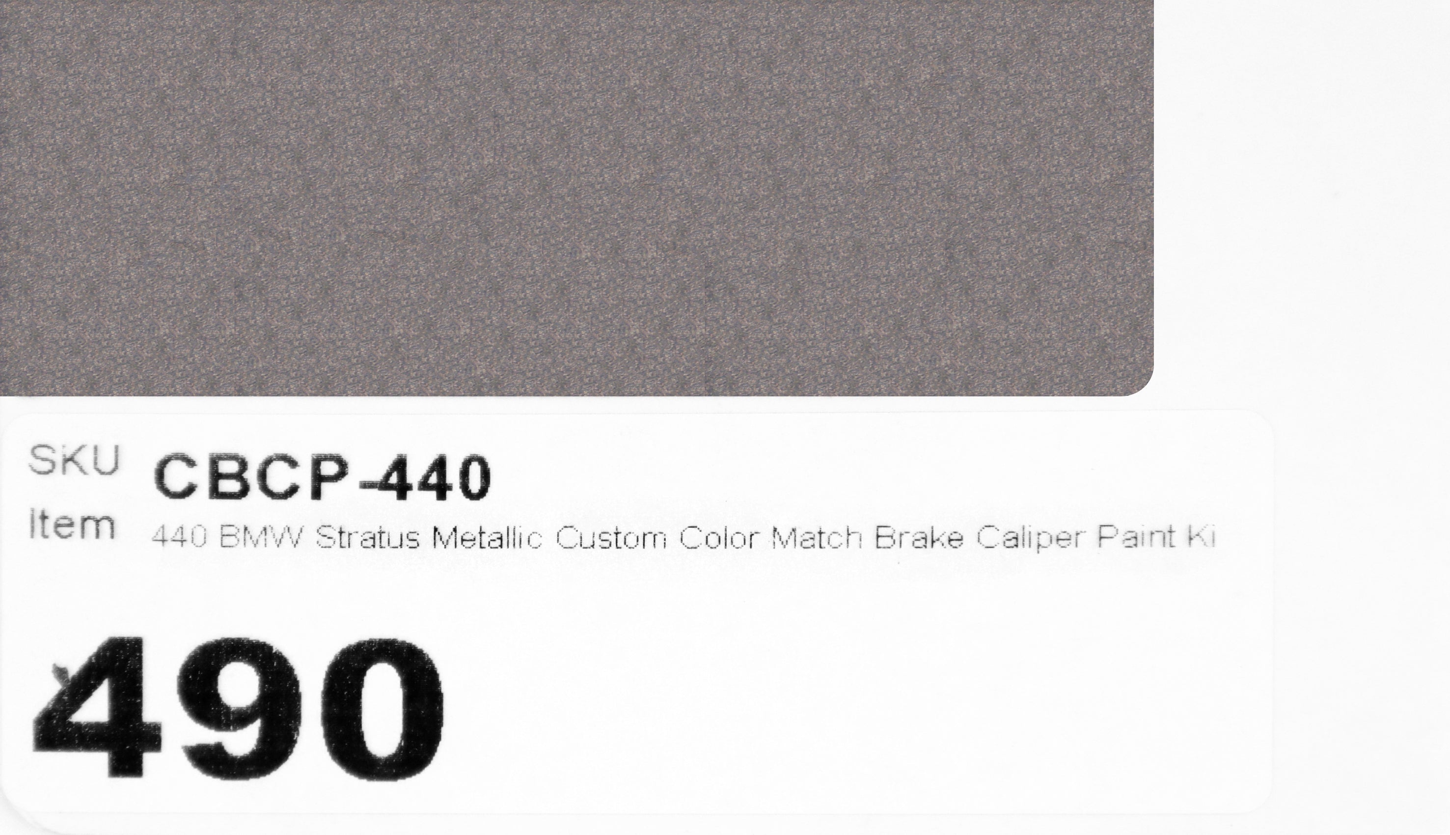 440 BMW Stratus Metallic Custom Color Match Brake Caliper Paint Kit