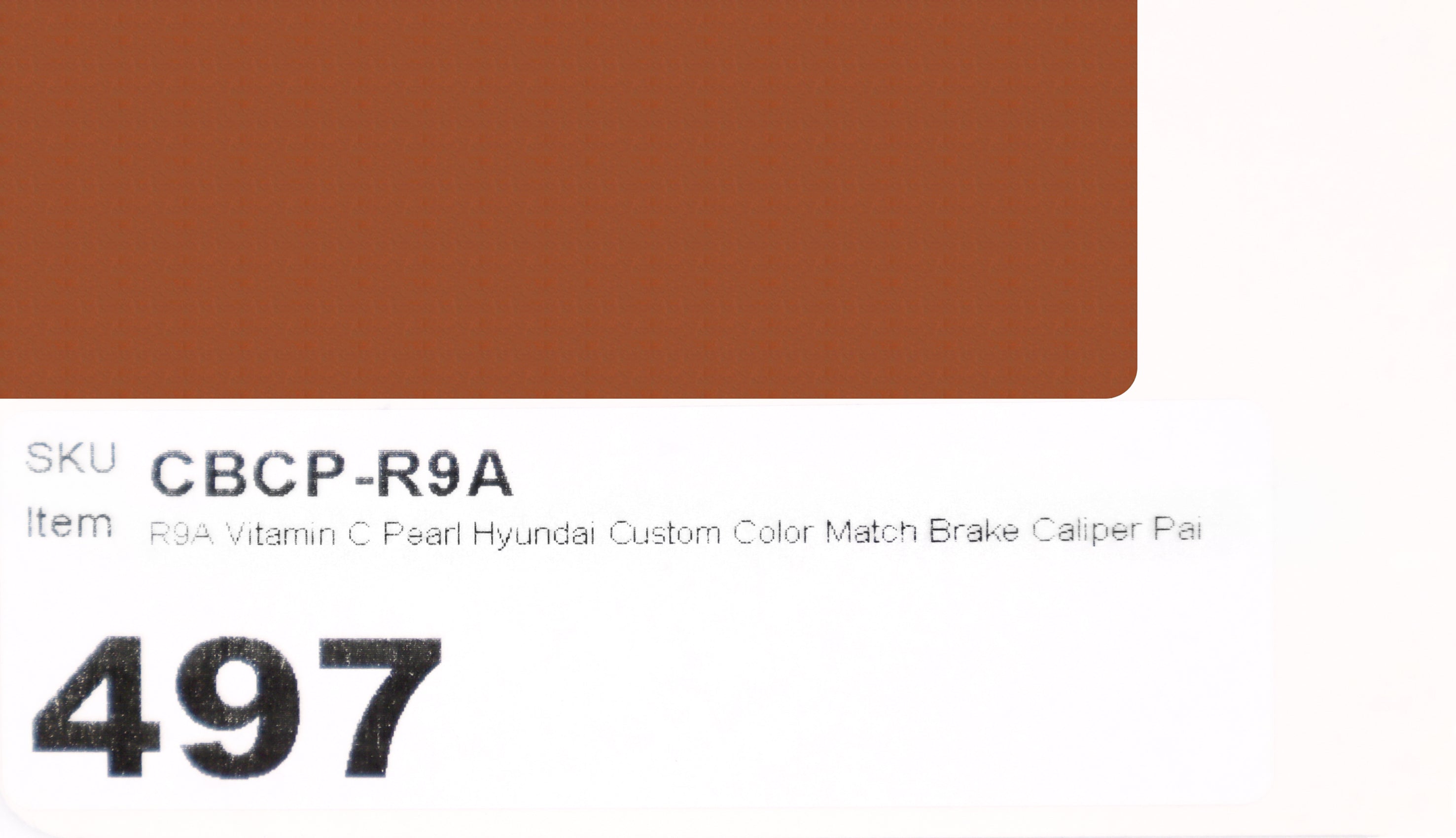 R9A Vitamin C Pearl Hyundai Custom Color Match Brake Caliper Paint Kit