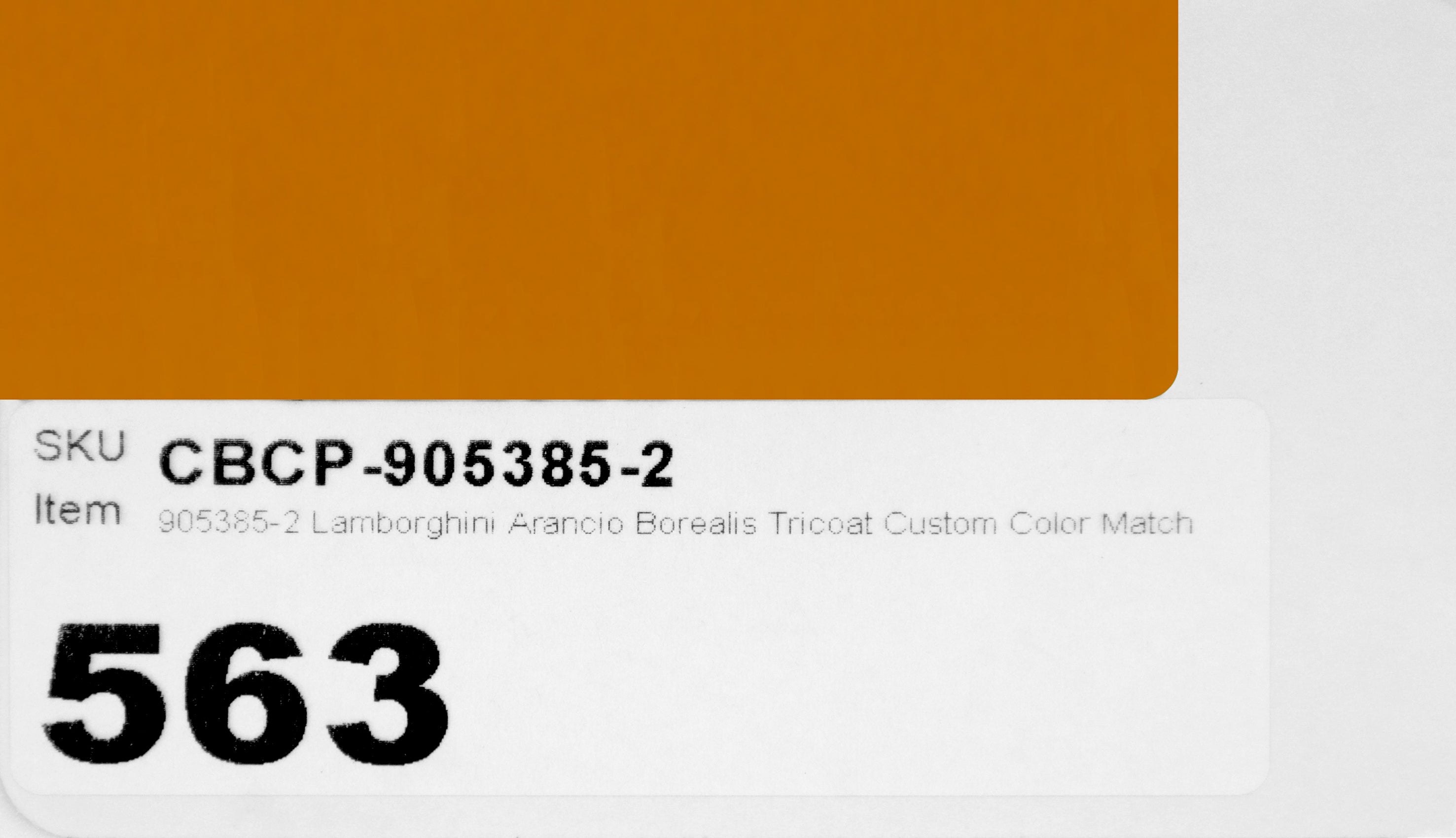 905385-2 Lamborghini Arancio Borealis Tricoat Custom Color Match Brake Caliper Paint Kit