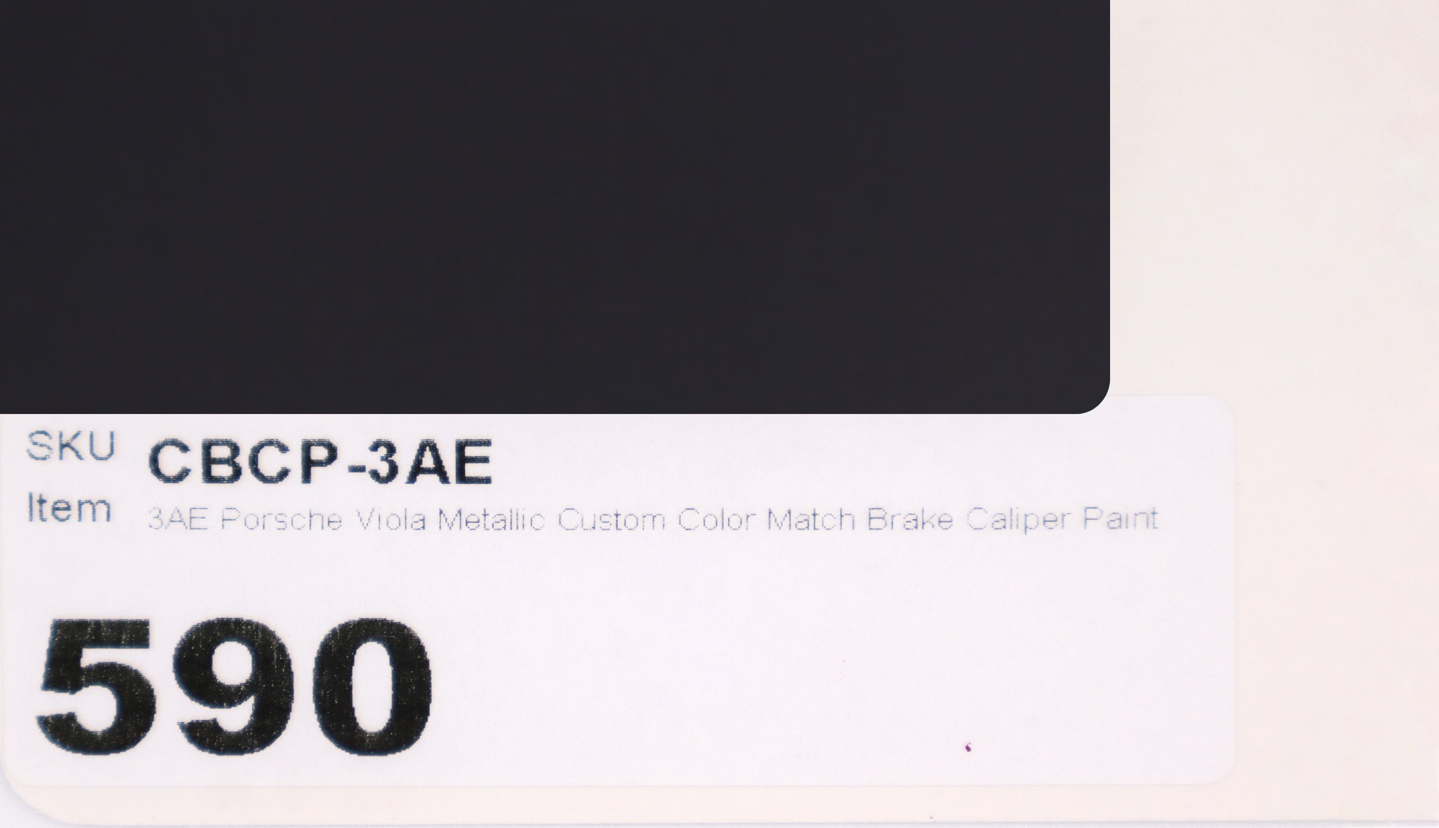 3AE Porsche Viola Metallic Custom Color Match Brake Caliper Paint