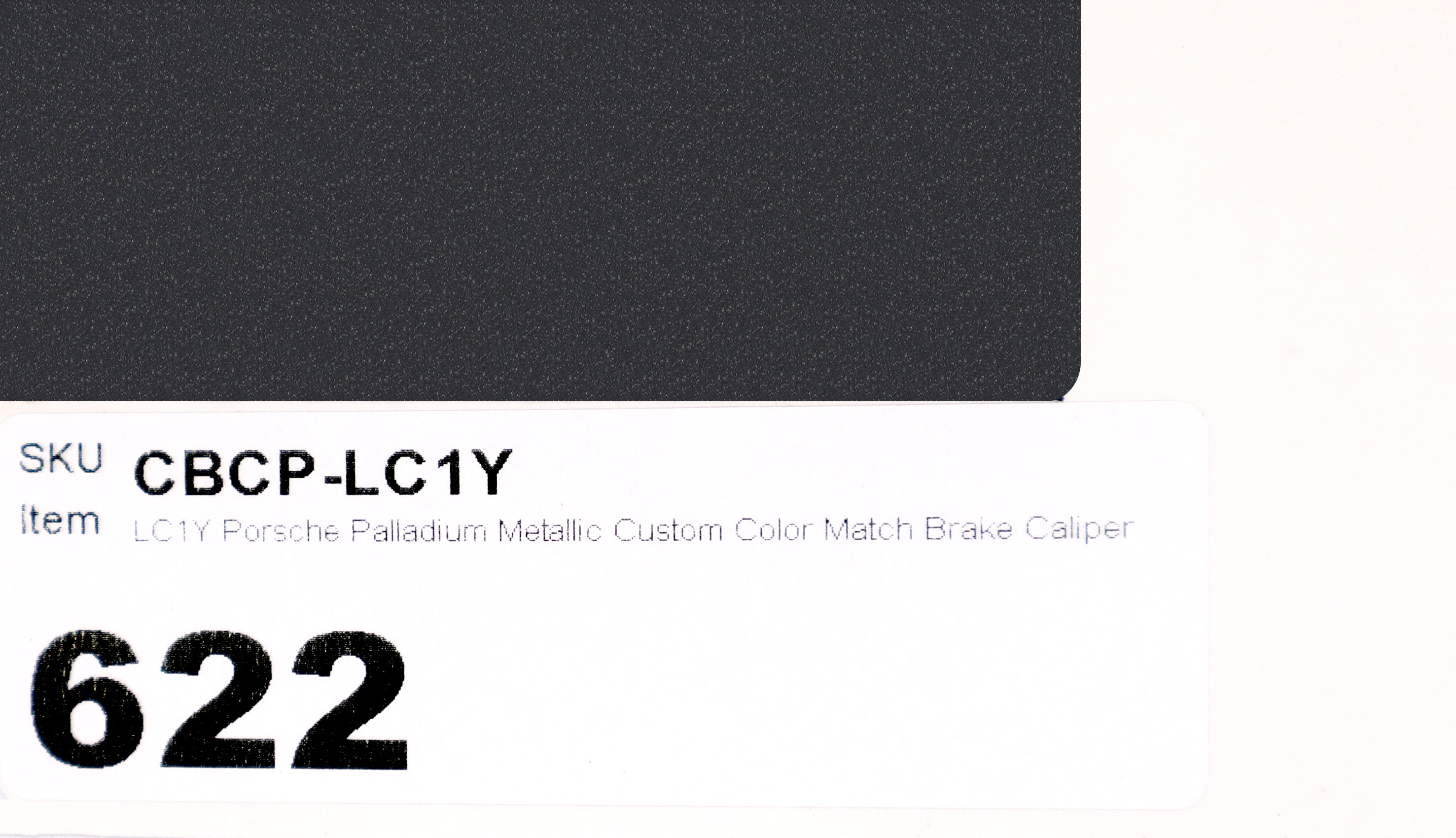 LC1Y Porsche Palladium Metallic Custom Color Match Brake Caliper Paint