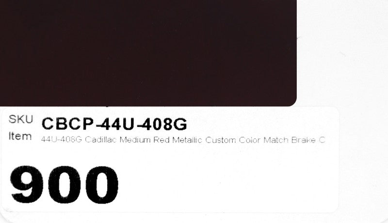 44U-408G Cadillac Medium Red Metallic Custom Color Match Brake Caliper Paint