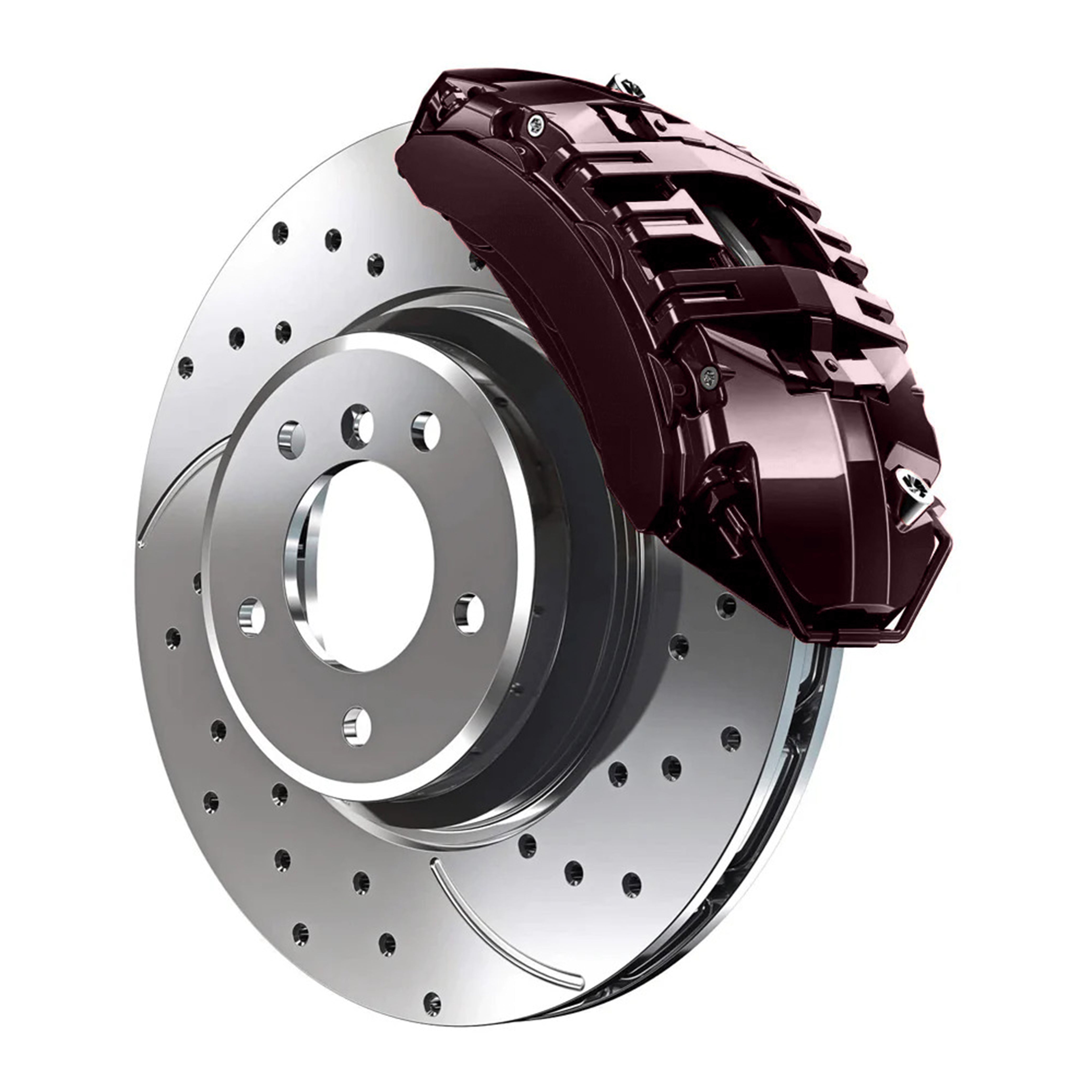 544 Barolo Red Metallic Daimler Mercedes Benz Custom Color Match Brake Caliper Paint