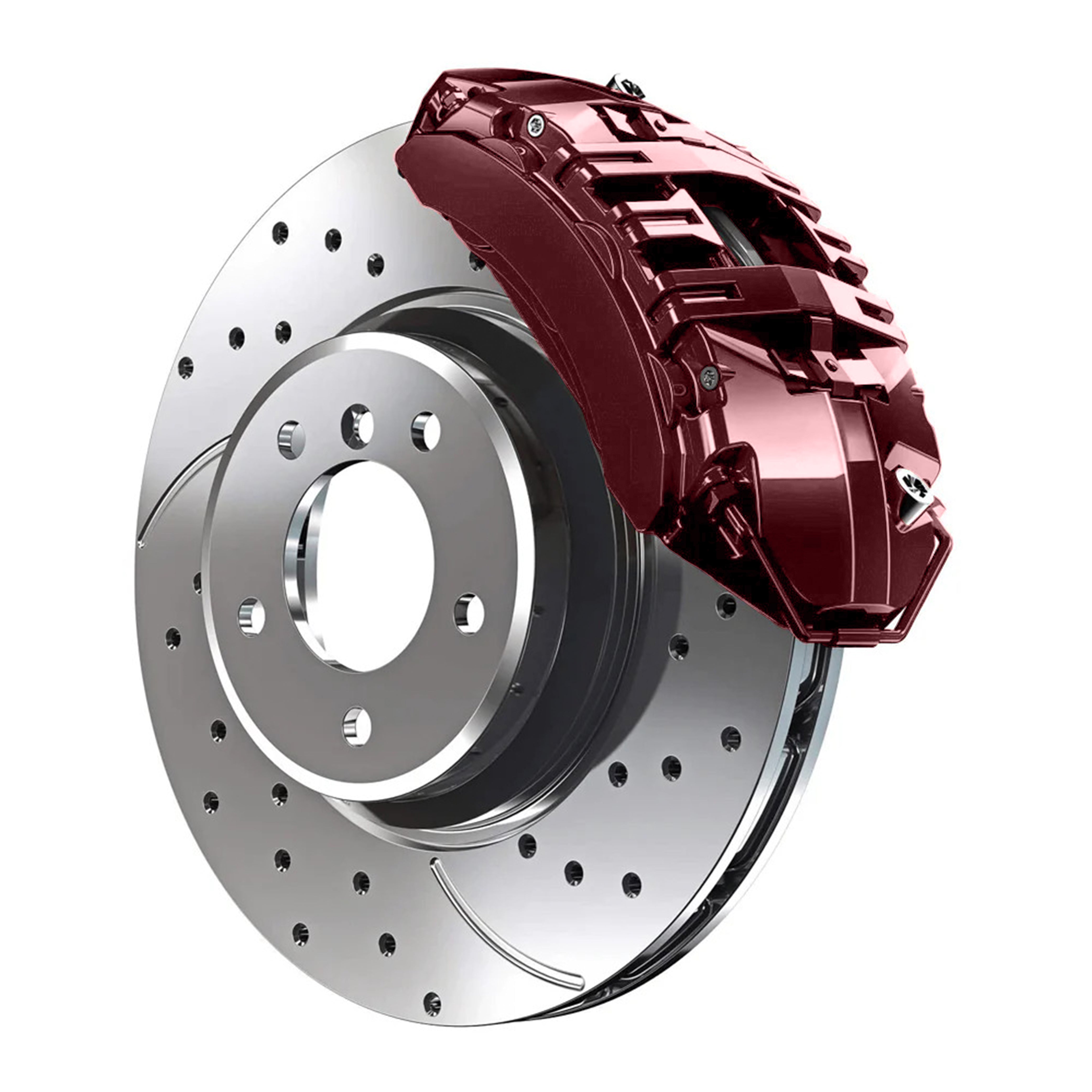 548 Firemist Red Metallic Mercedes Benz Custom Color Match Brake Caliper Paint