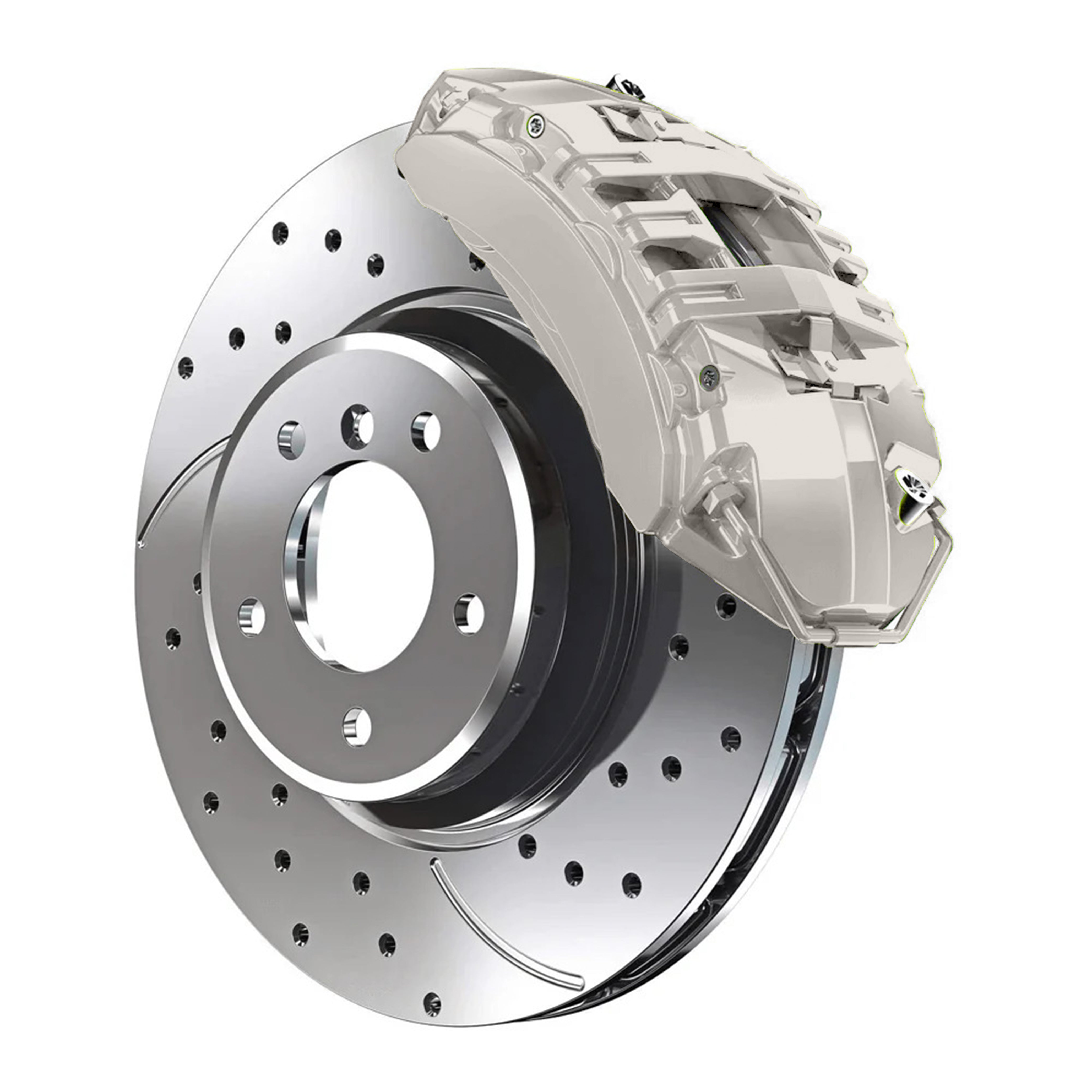 NH-833P Honda Platinum White Tricoat Custom Color Match Brake Caliper Paint