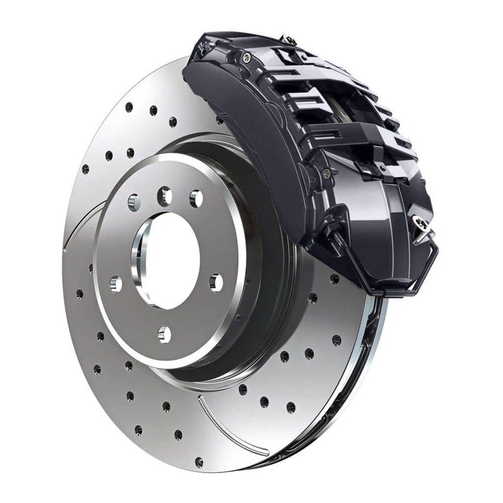 M7X E7 Atlas Gray Metallic Porsche Custom Color Match Brake Caliper Paint