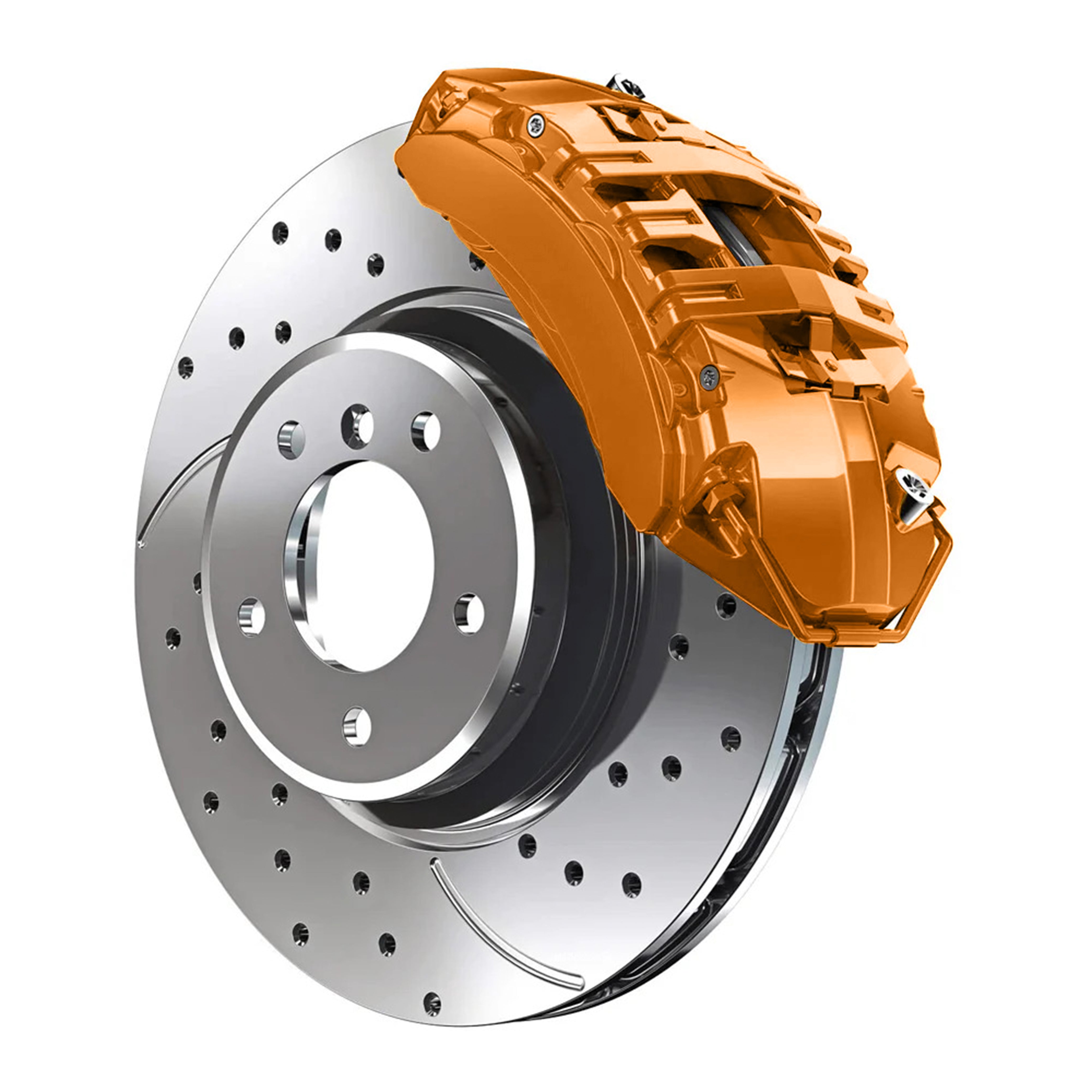 54U Chevrolet Sunset Orange Custom Color Match Brake Caliper Paint Kit