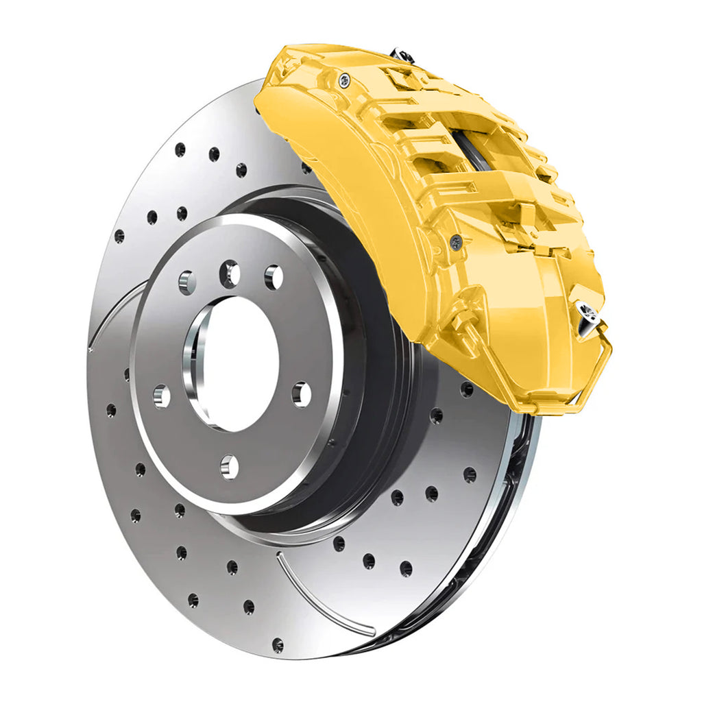 LB1B-T1 Volkswagen Sunflower Yellow Custom Color Match Brake Caliper Paint Kit