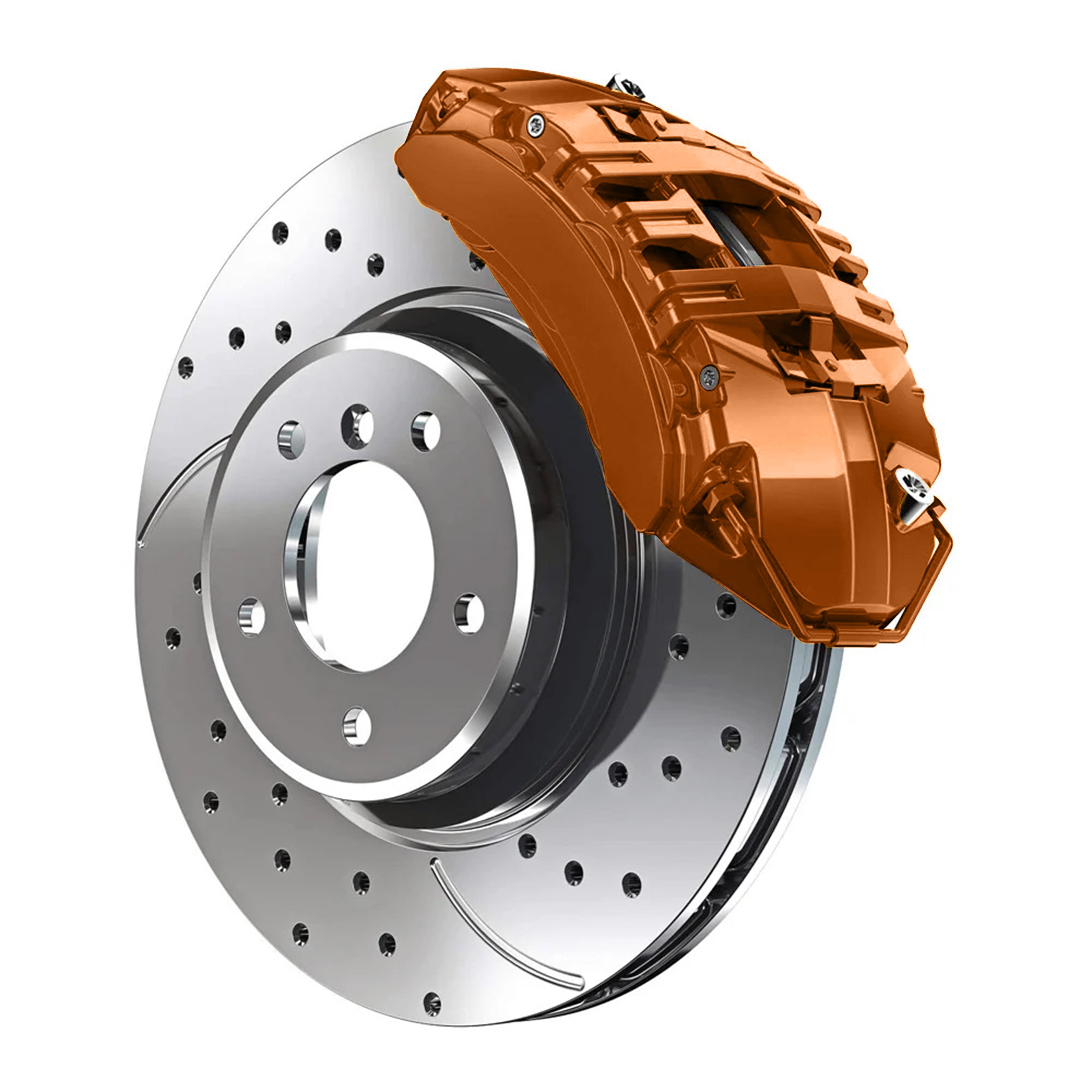 701 Volvo Orange Flame Pearl Custom Color Match Brake Caliper Paint Kit