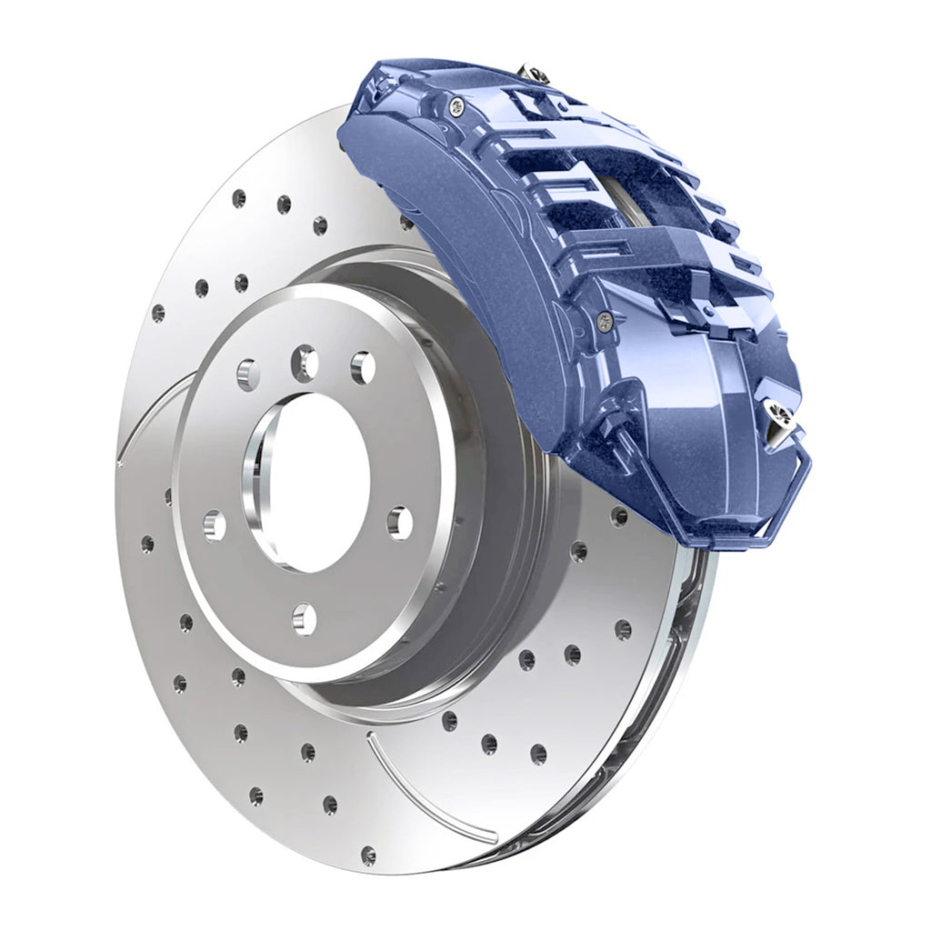 B68 Yas Marina Blue Custom Color Match Brake Caliper Paint Kit