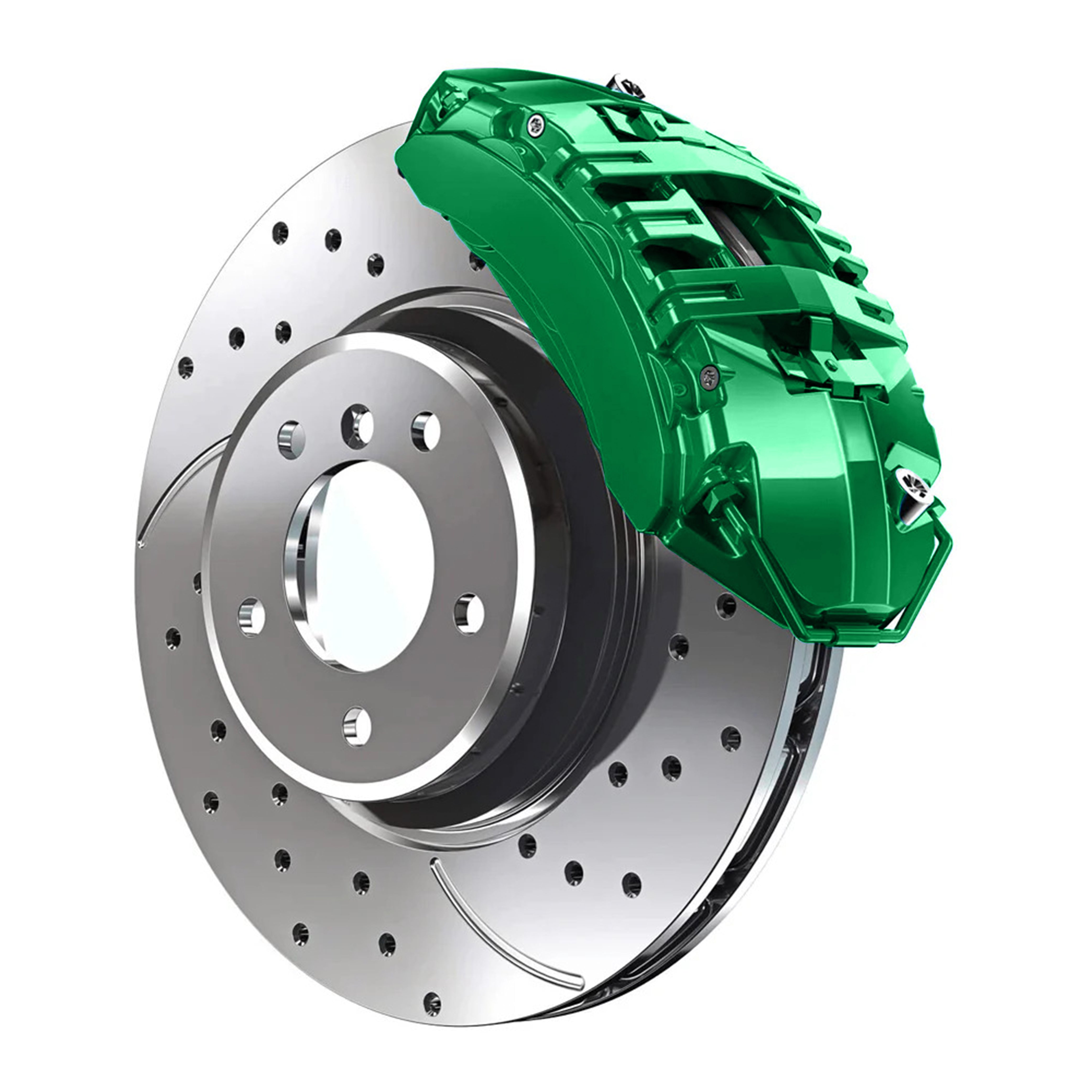 2D8 Green Custom Color Match Brake Caliper Paint Kit