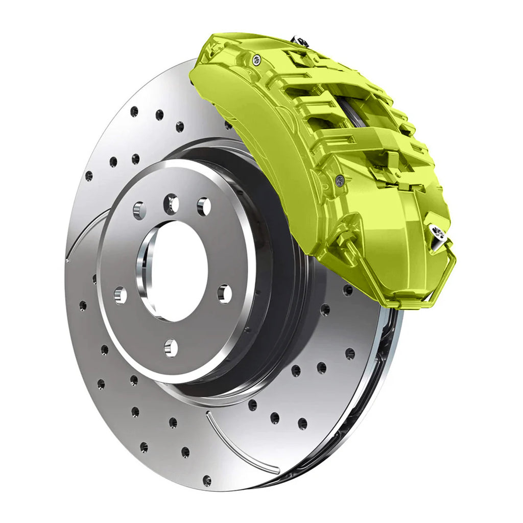2M8 Porsche Acid Green Custom Color Match Brake Caliper Paint Kit