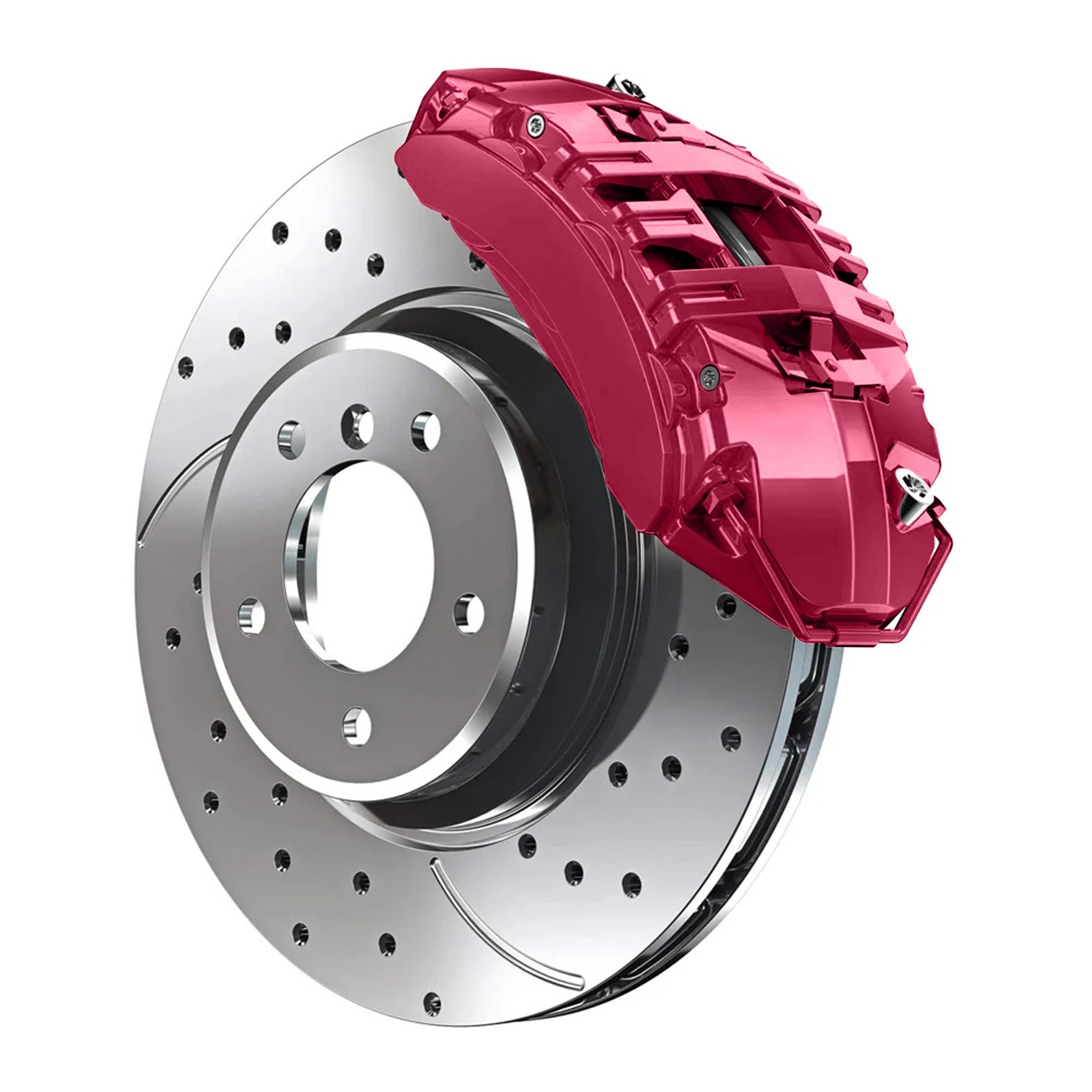 JDM Subaru STI Pink Custom Color Match Brake Caliper Paint Kit