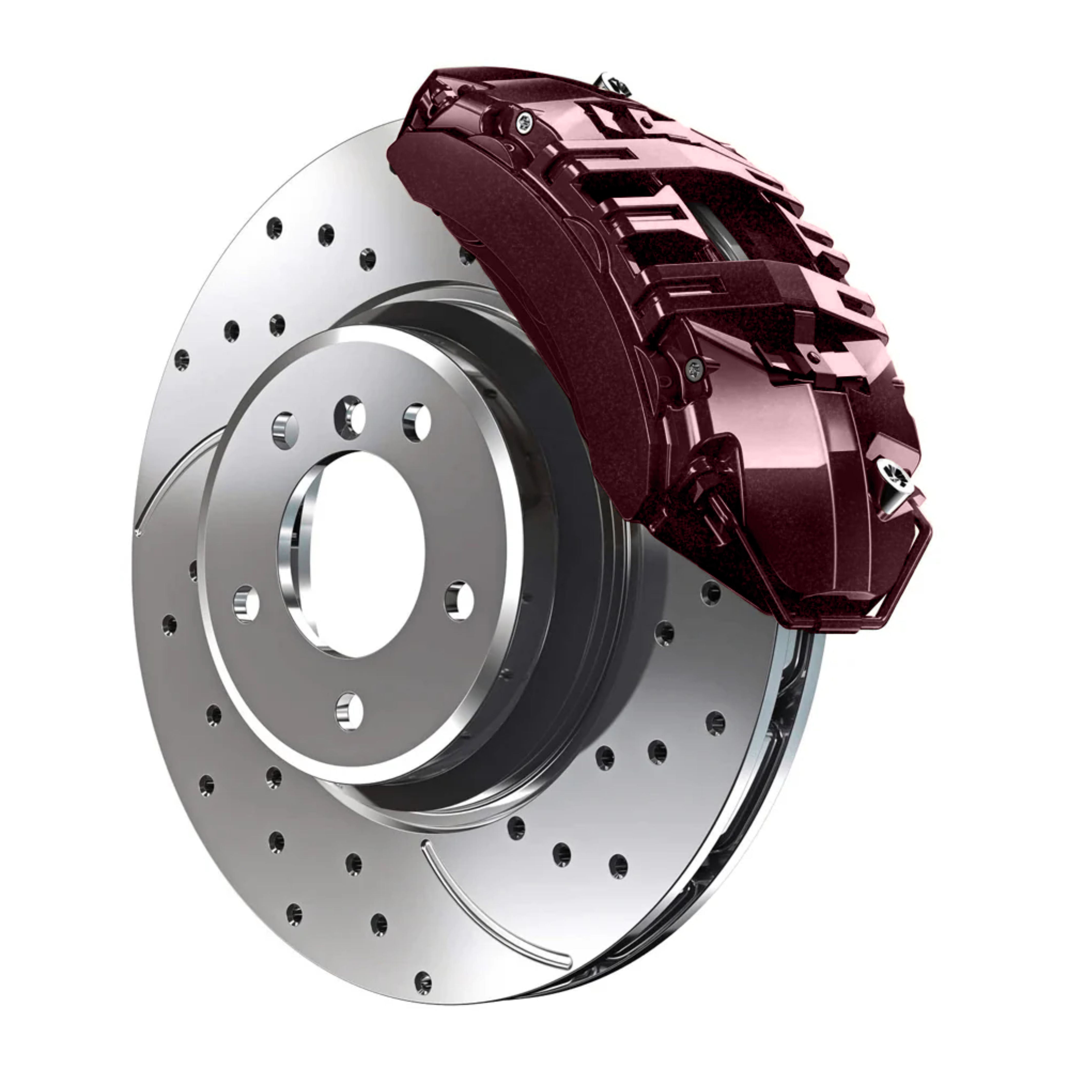 454 Volvo Ruby Red Pearl Metallic Custom Color Match Brake Caliper Paint Kit