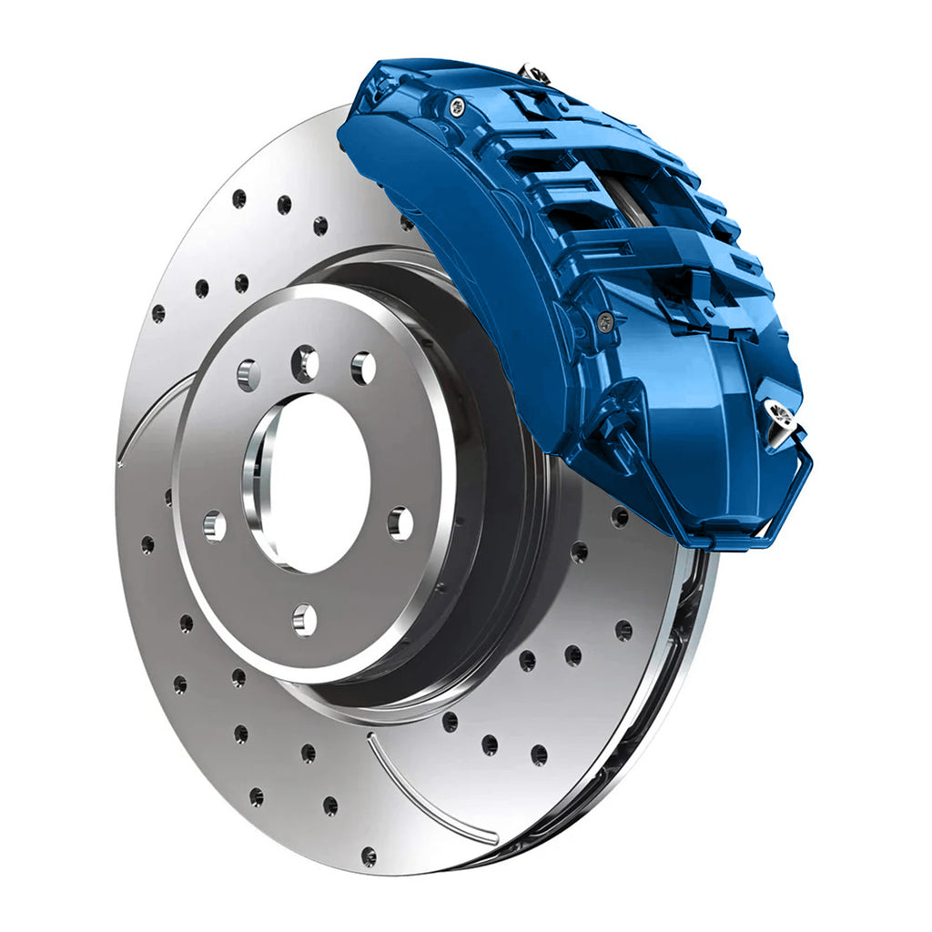 BV-F2 Hyundai Vivid Blue Metallic Custom Color Match Brake Caliper Paint Kit