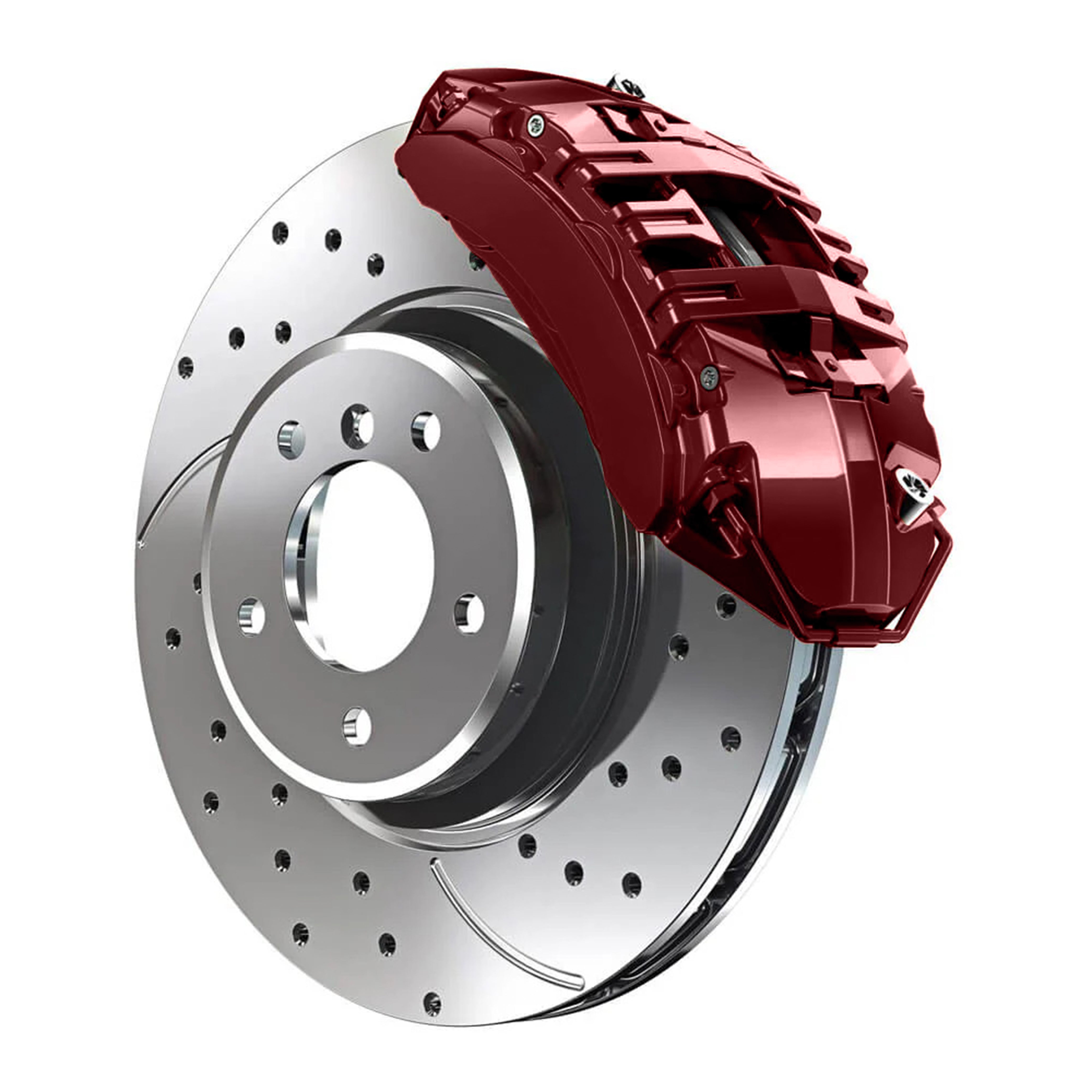 B76 Renault Red Custom Color Match Brake Caliper Paint Kit