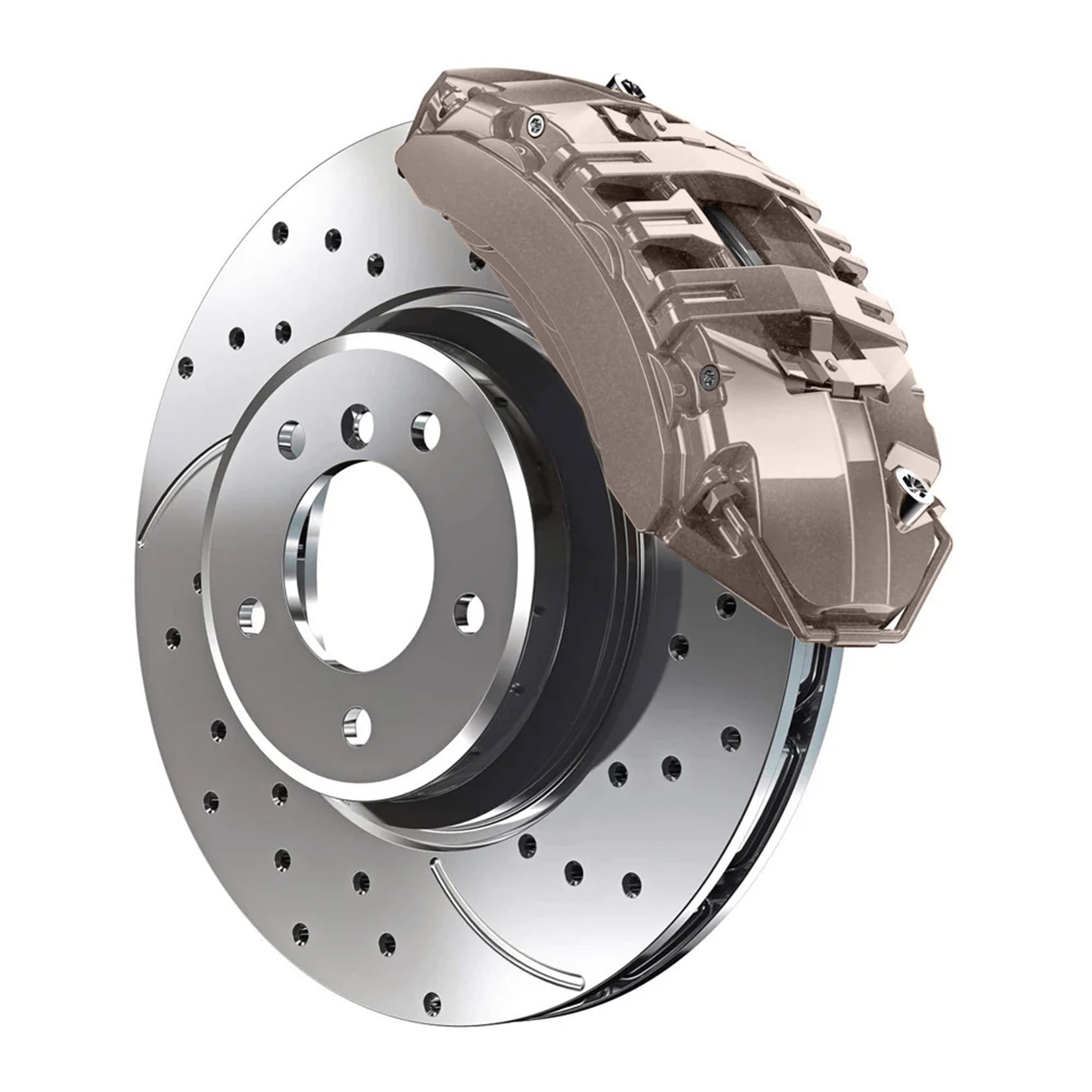 11-382E Chevrolet Pewter Metallic Custom Color Match Brake Caliper Paint