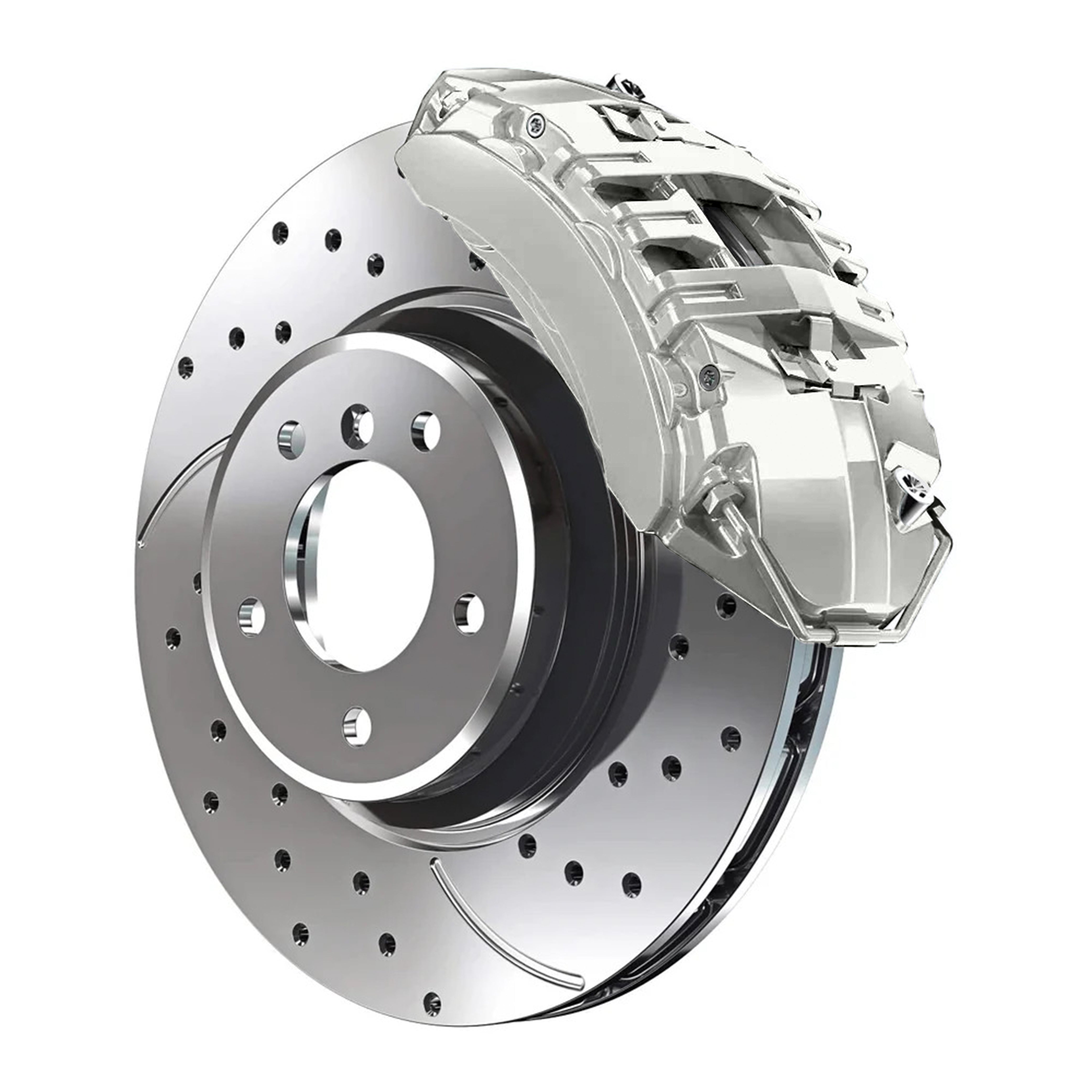 LS9R-2Y Audi Glacier White Pearl Tricoat Custom Color Match Brake Caliper Paint