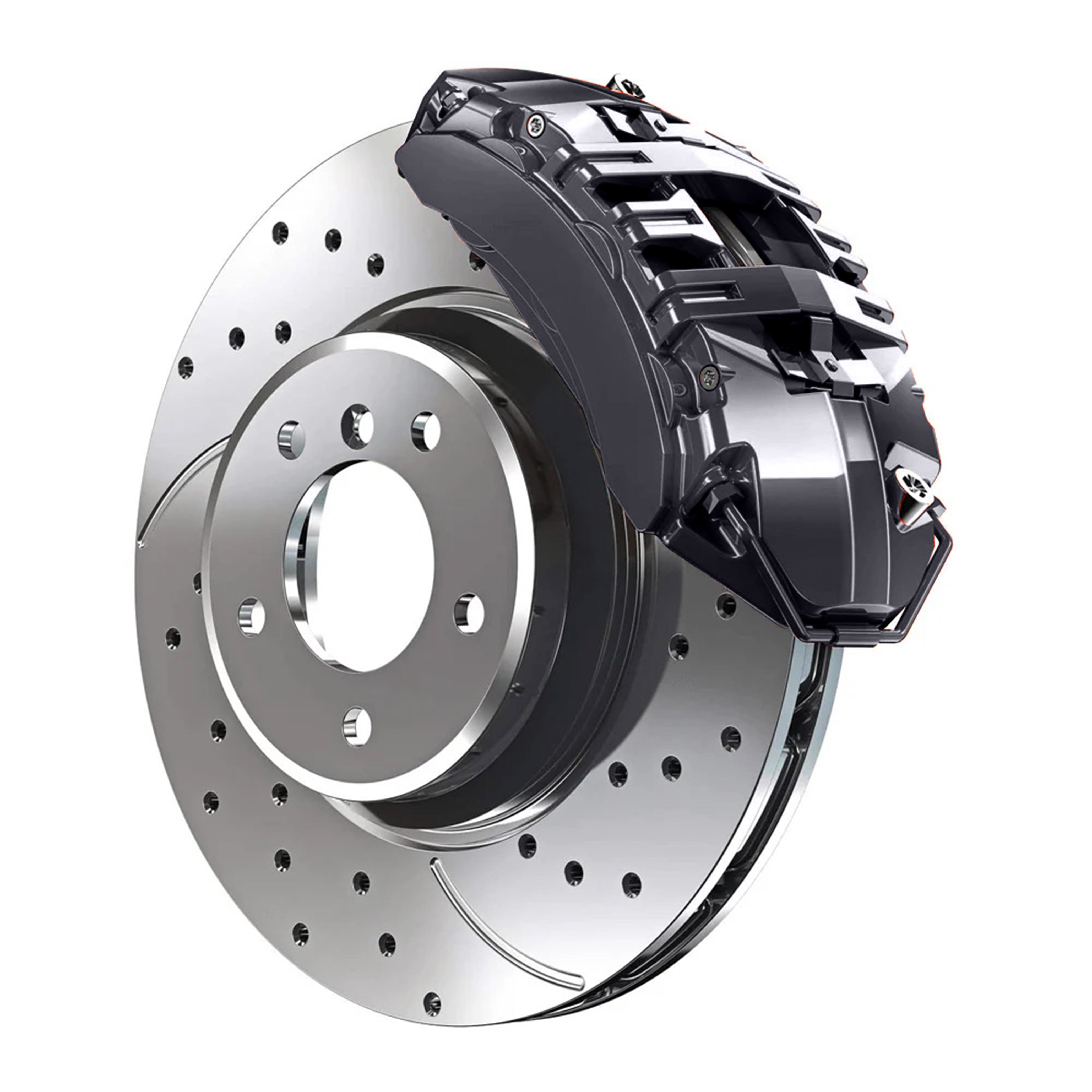 LY7C-T3 Audi Nardo Gray Custom Color Match Brake Caliper Paint